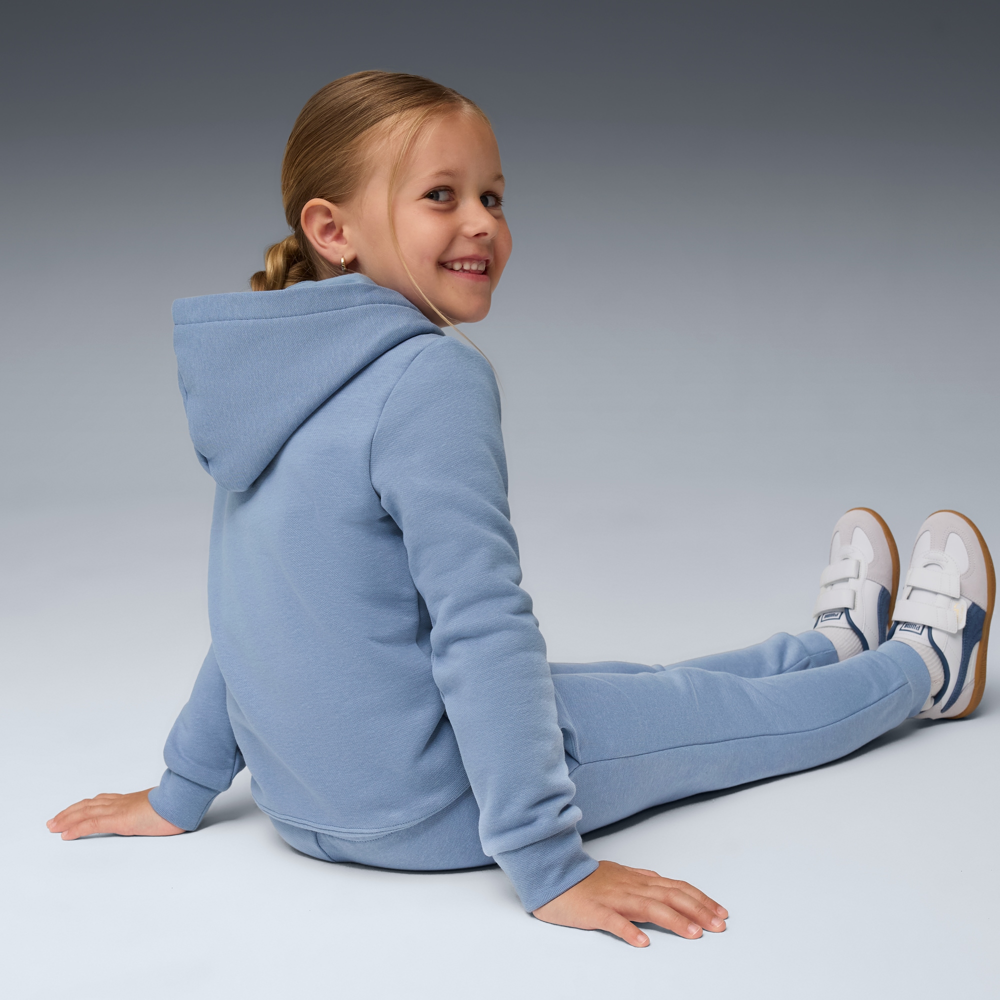 PUMA Trainingsanzug »ESS NO.1 LOGO SWEAT SUIT FL PS«, (2 tlg.)
