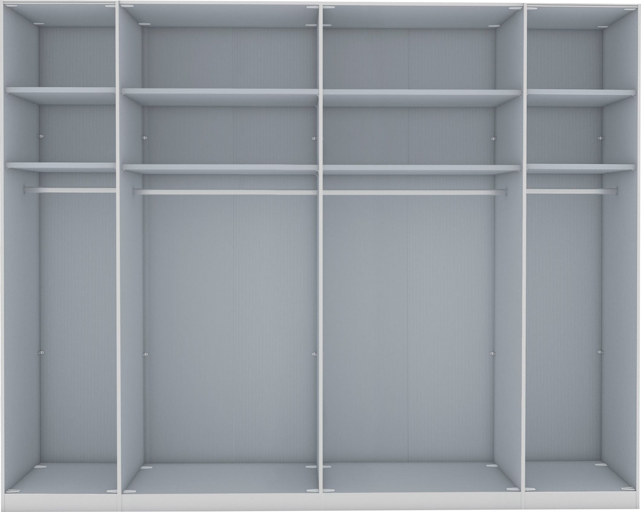 WIEMANN Armoires à vêtements »Monaco« mit Glasfront sowie hochwertige Beschläge inkl. Dämpfung