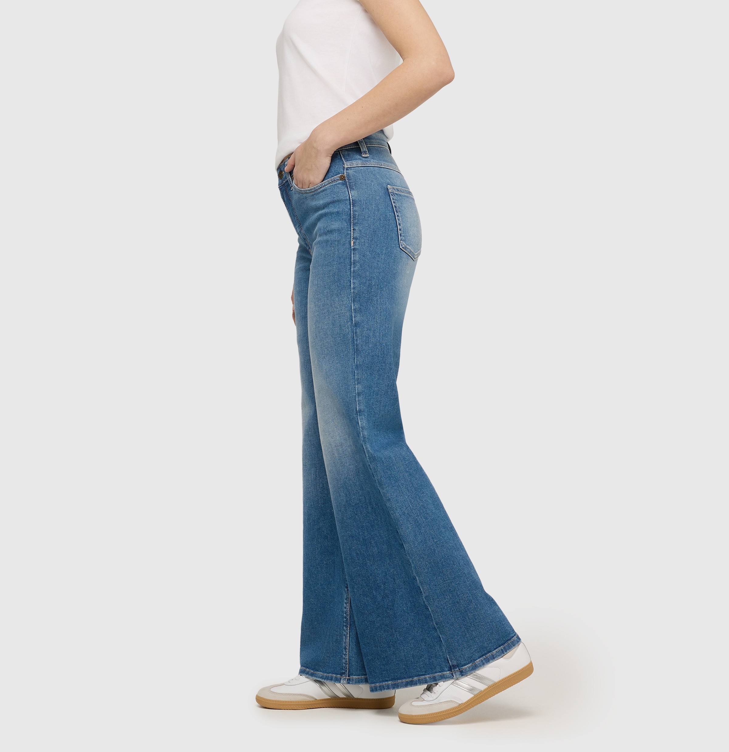 MAC Weite Jeans im Five-Pocket Style