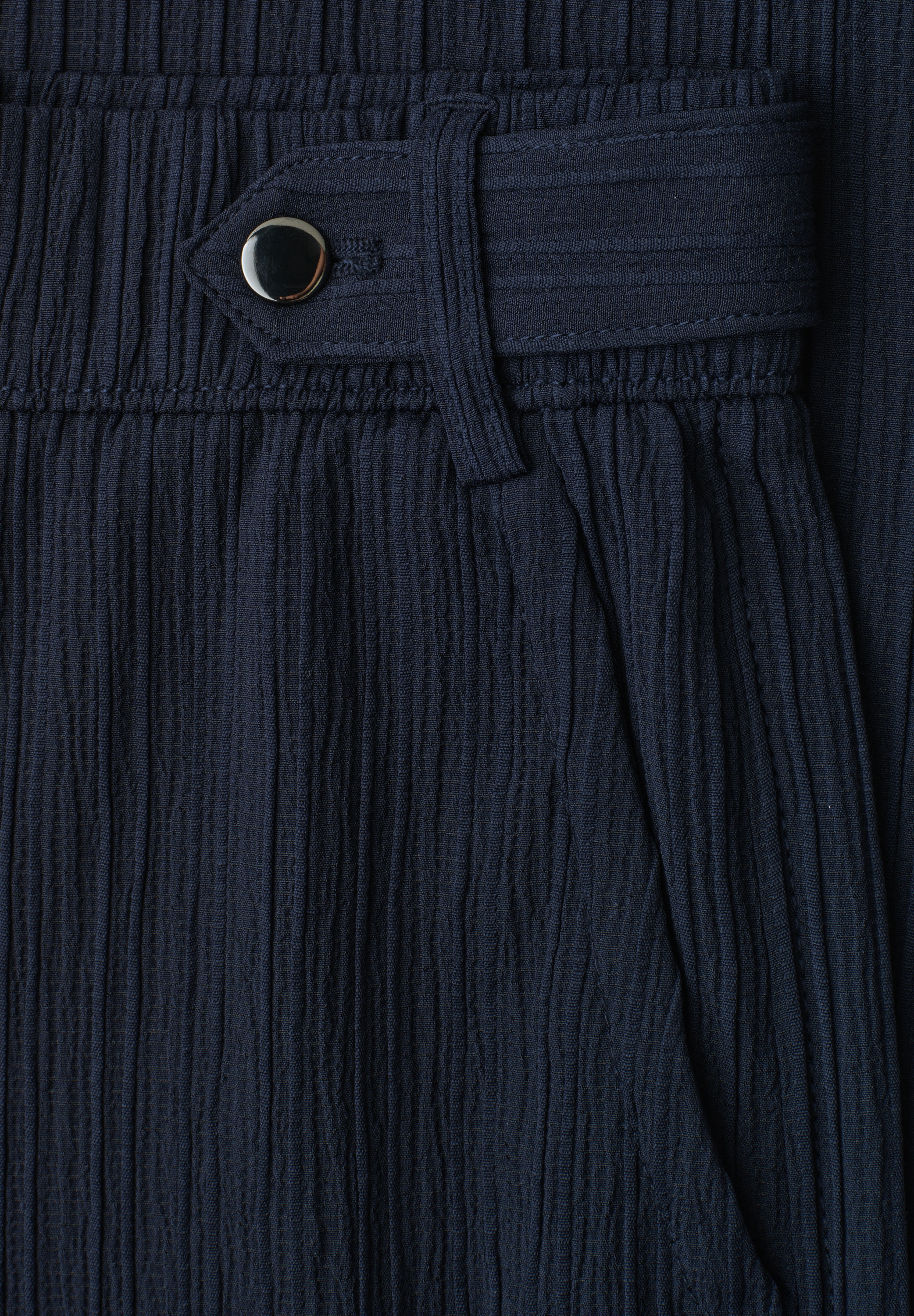 STREET ONE Pantalon en tissu  avec structure froissée Crinkle Crash