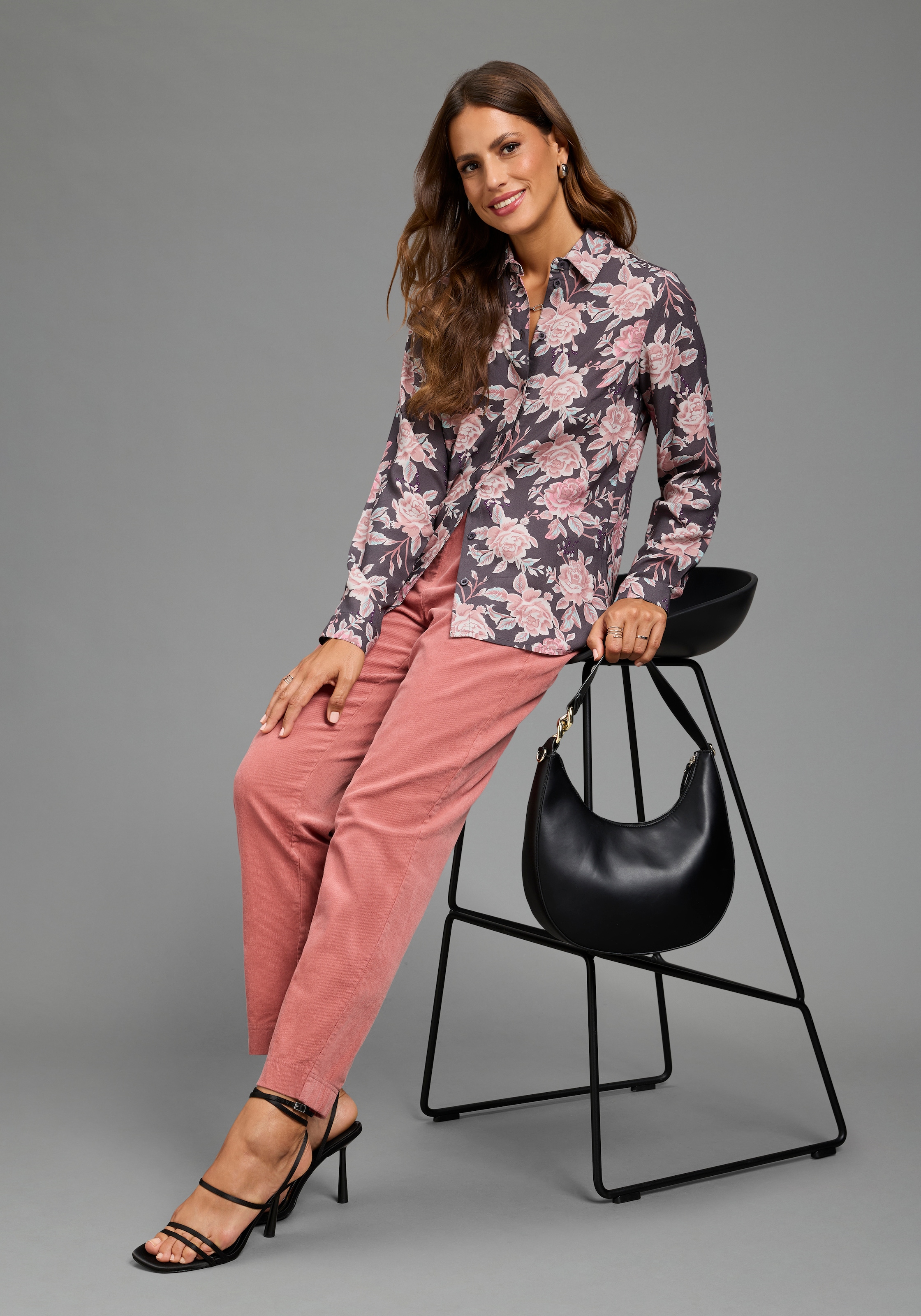 Laura Scott Paquet, pack de 2,  manches longues, en viscose, 1x uni et 1x imprimé
