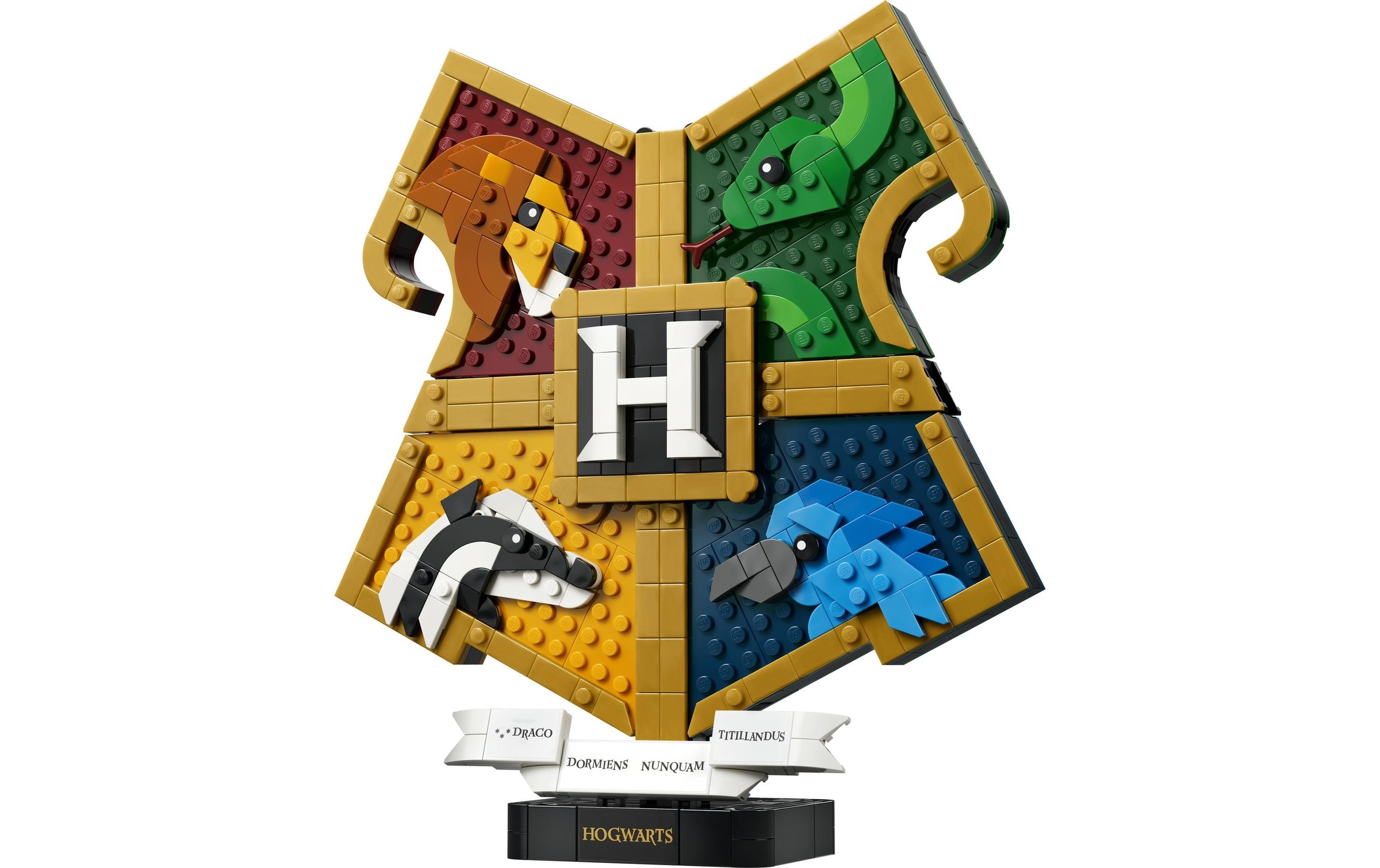Image of LEGO Konstruktionsspielsteine "Hogwarts Hauswappen (76462), LEGO Harry Potter" Made in Europe