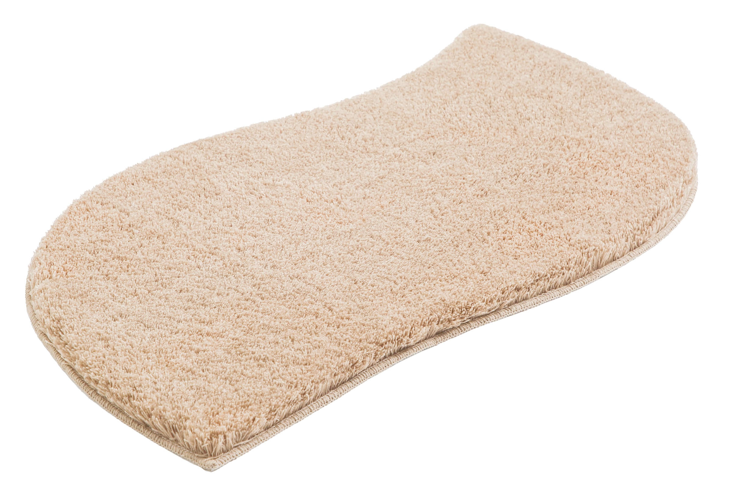 my home Badematte »Merida, Badvorleger, Badezimmer Teppich«, rutschhemmend beschichtet, fussbodenheizungsgeeignet-schnell trocknend-strapazierfähig, Badteppich, Uni Farben, rechteckig, rund & als 2-tlg. Set erhältlich