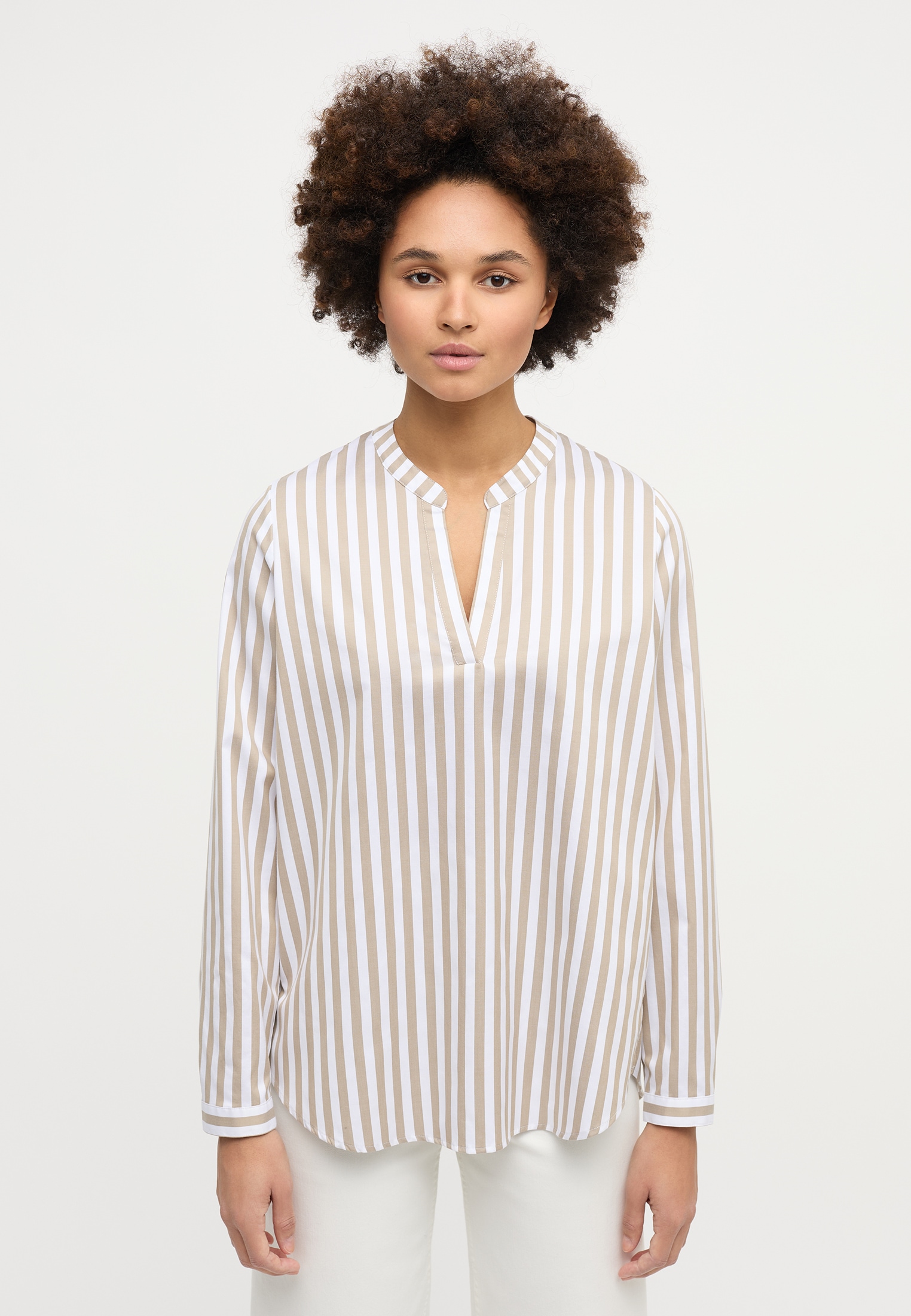 Image of Eterna Longbluse "LOOSE FIT" EASY IRON (bügelleicht)