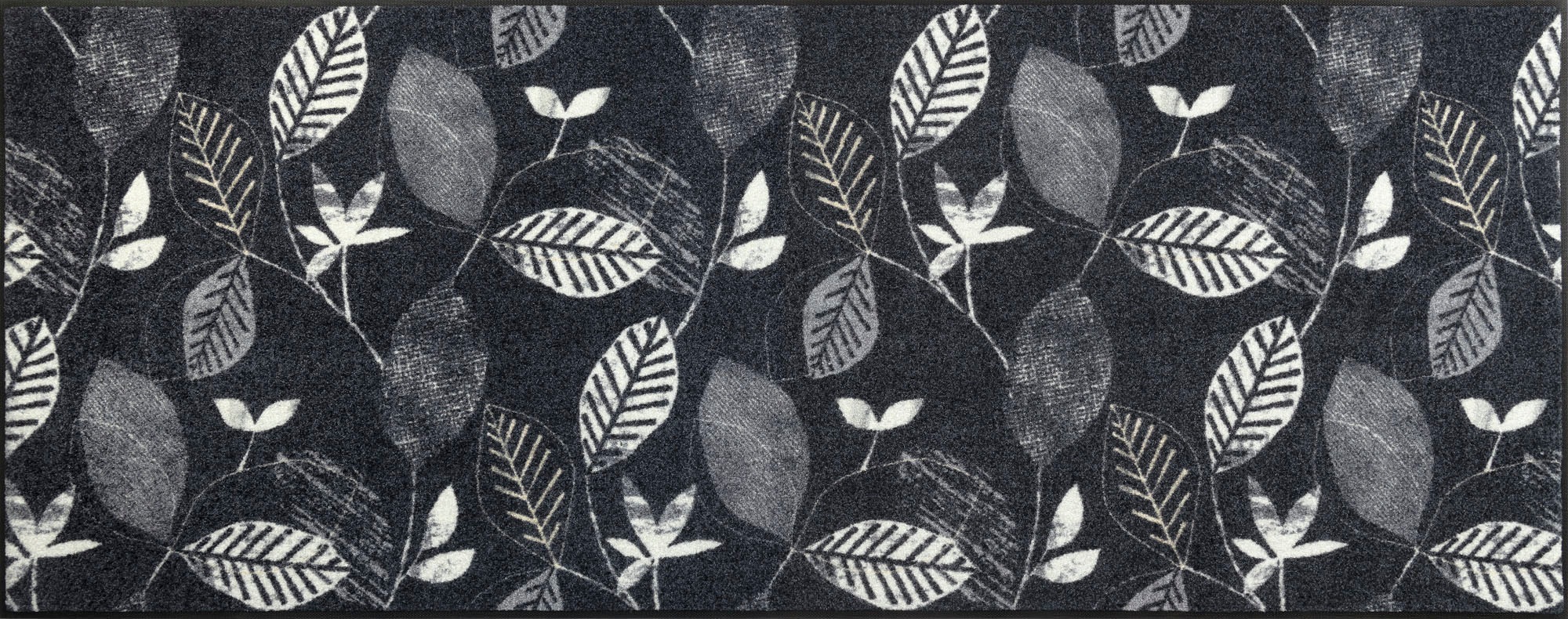 Image of wash+dry by Kleen-Tex Läufer »Conflore«, rechteckig, 7 mm Höhe, Schmutzfangläufer, Motiv Blätter, In- und Outdoor geeignet, waschbar, ideal in Diele & Flur bei Ackermann Versand Schweiz