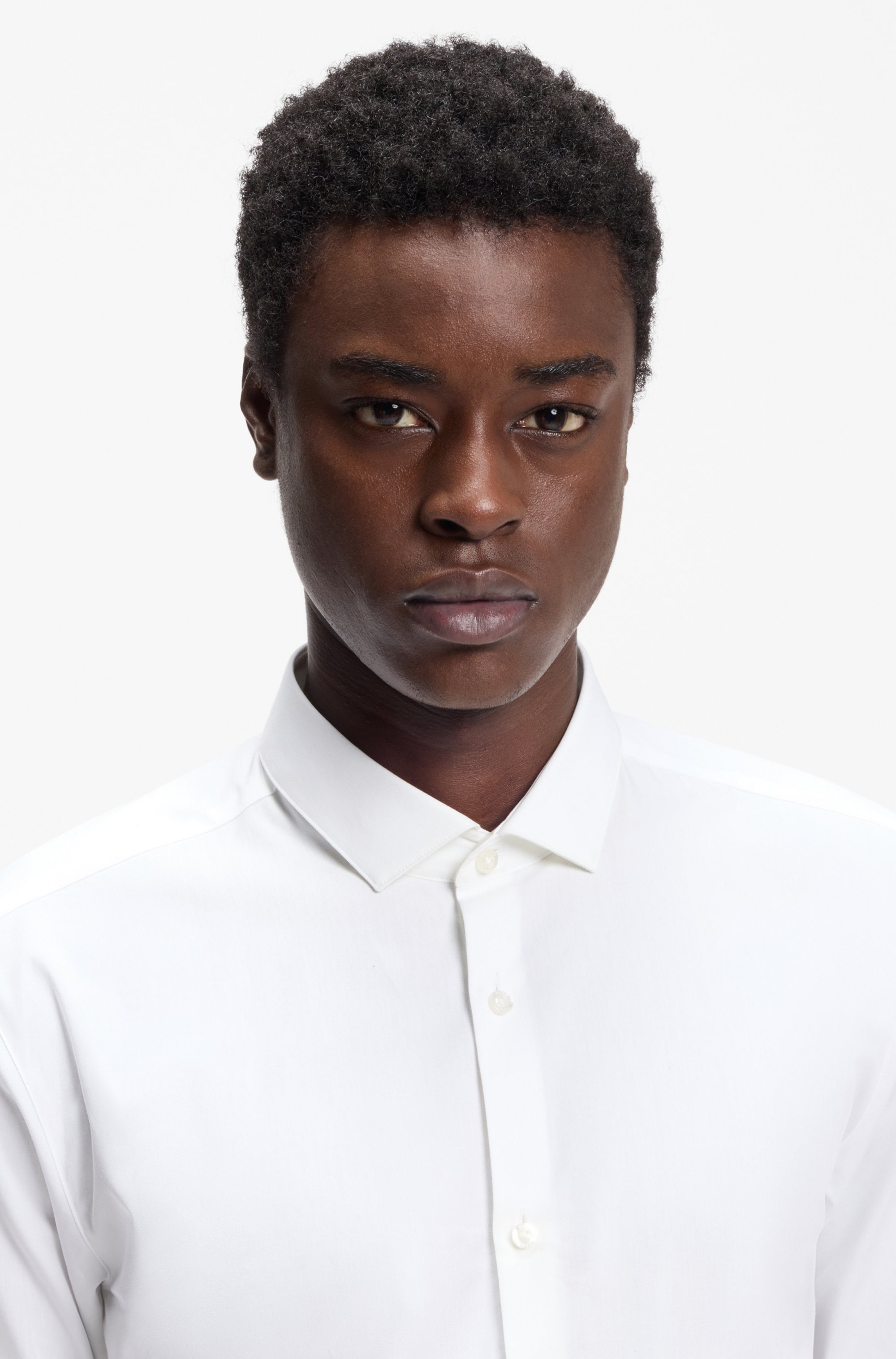 HUGO Chemise d'affaires »Erondo« Cutaway-Kragen, Extra slim fit, bügelleichte Qualität