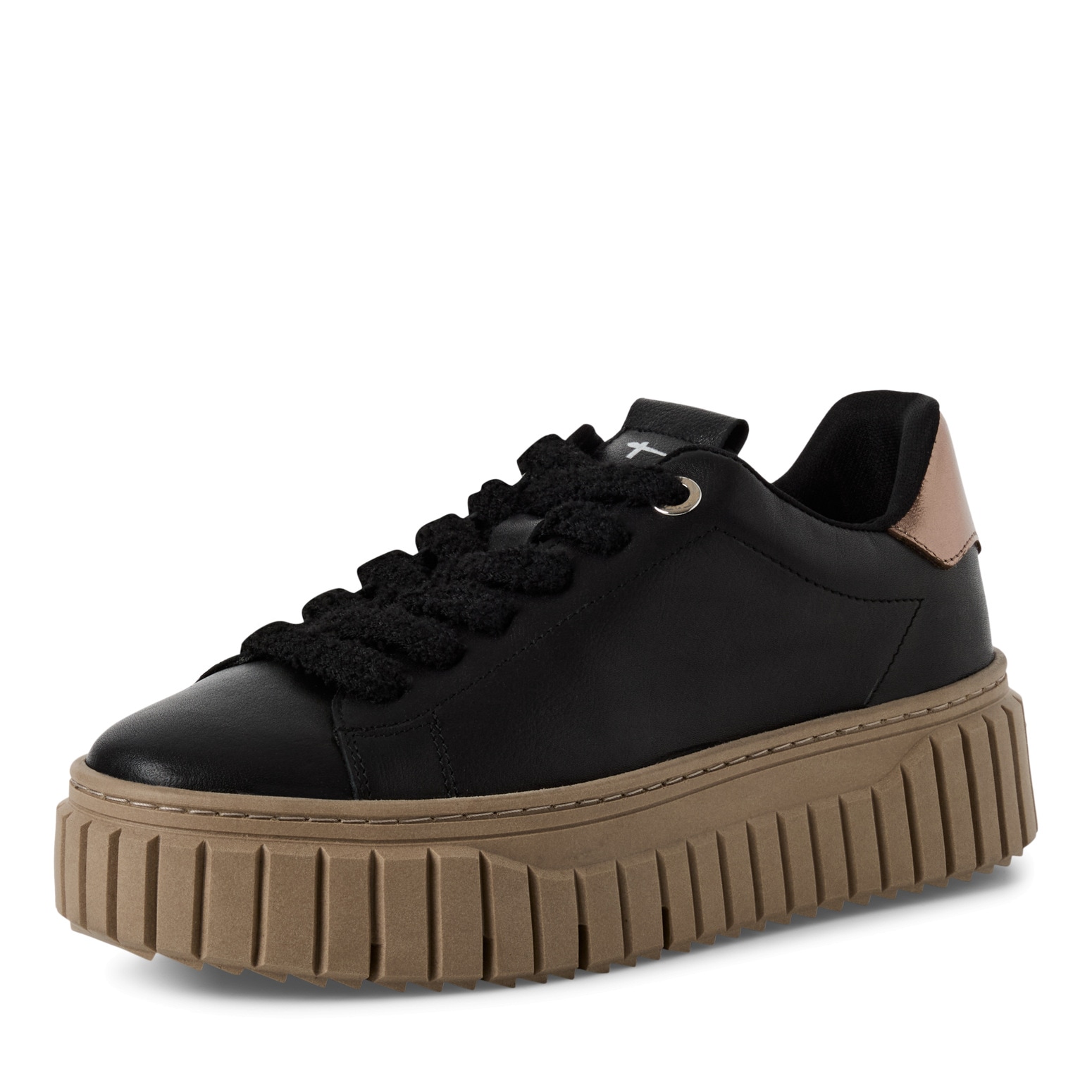 Image of Tamaris Plateausneaker Freizeitschuh, Halbschuh, Schnürschuh mit Eye-Catcher Plateau