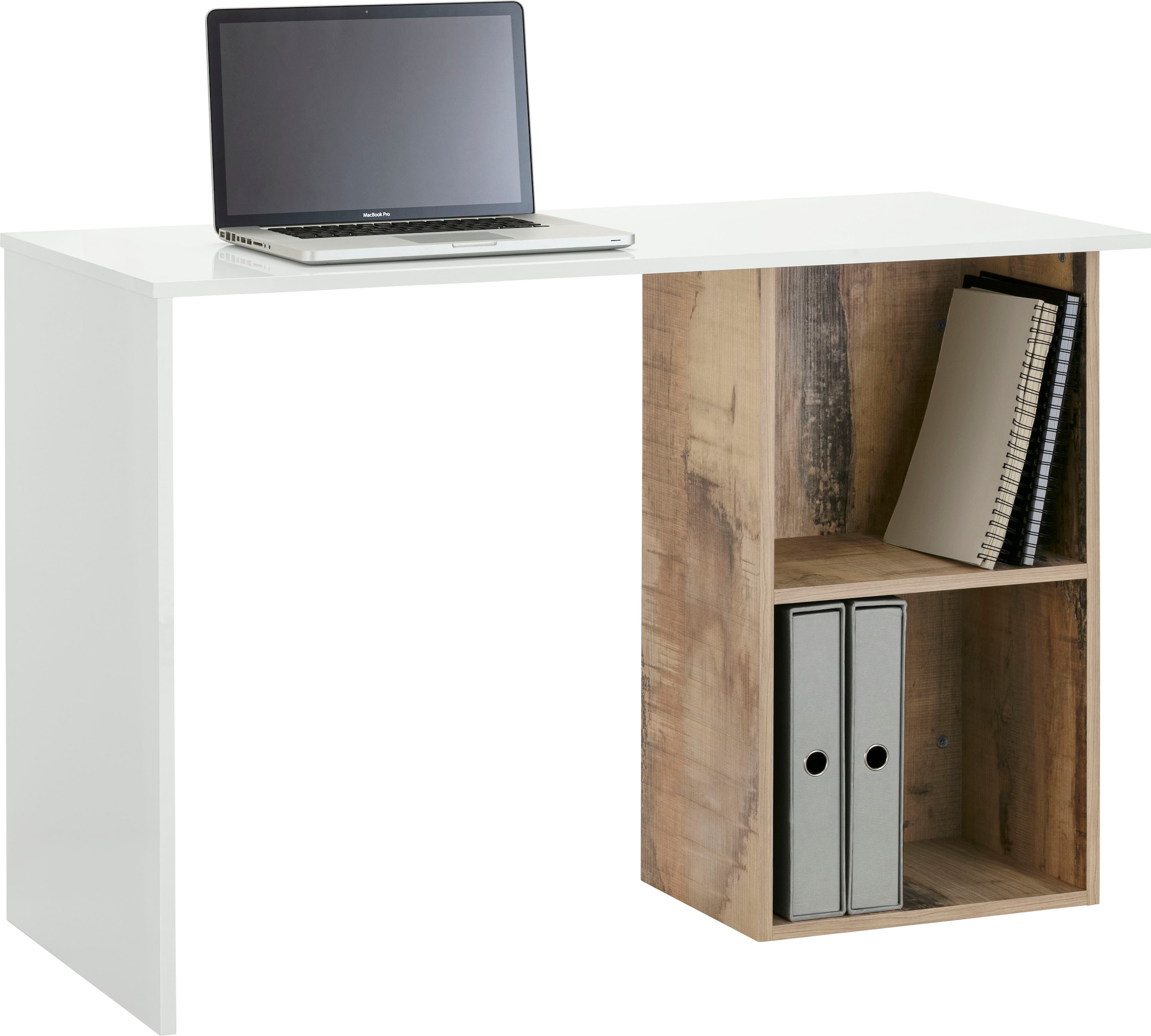 Image of Home affaire Schreibtisch "Conti" Computertisch, modernes zweifarbiges Design, Breite 110 cm