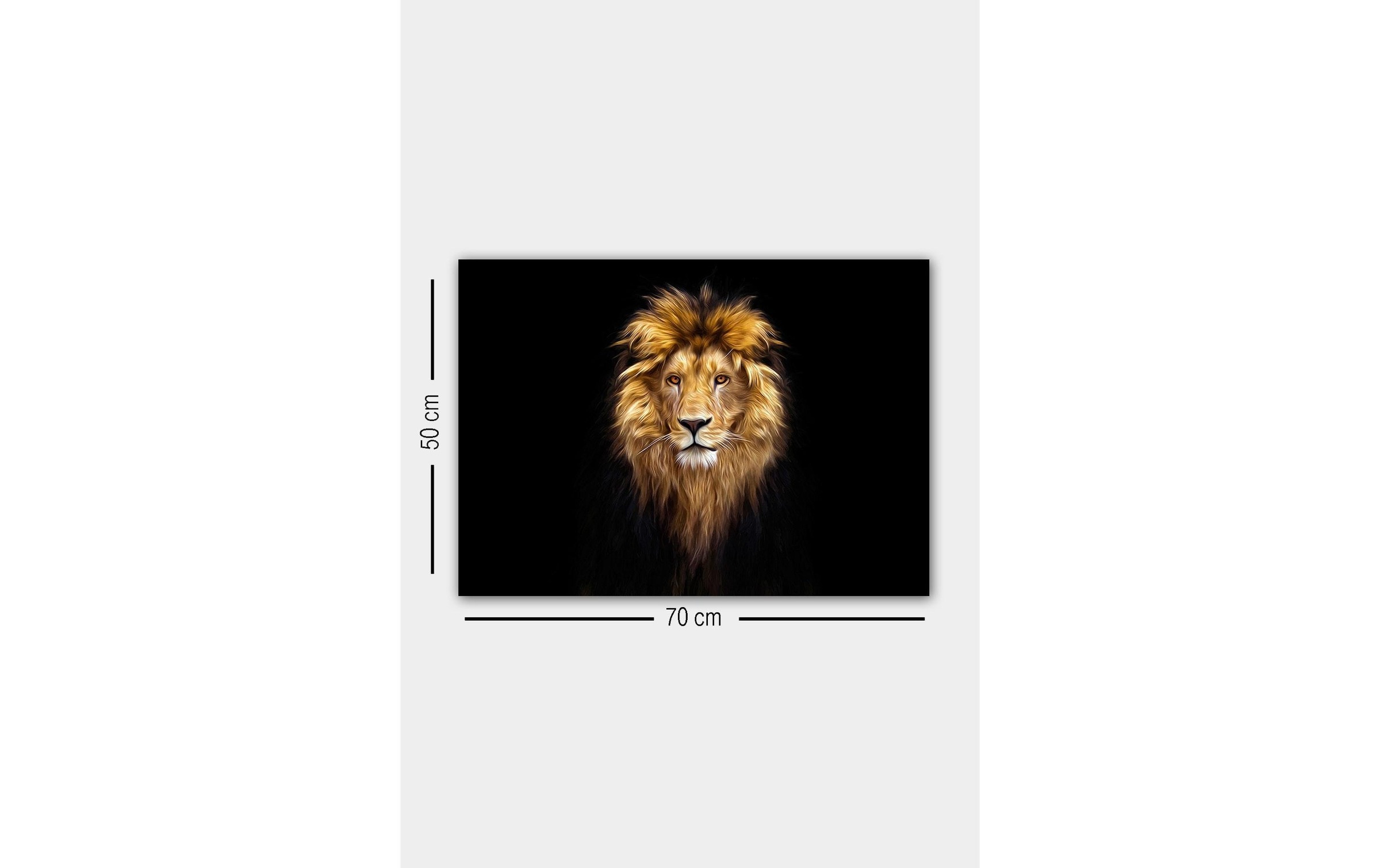 Wandbild »Wallxpert Lion«, Löwe