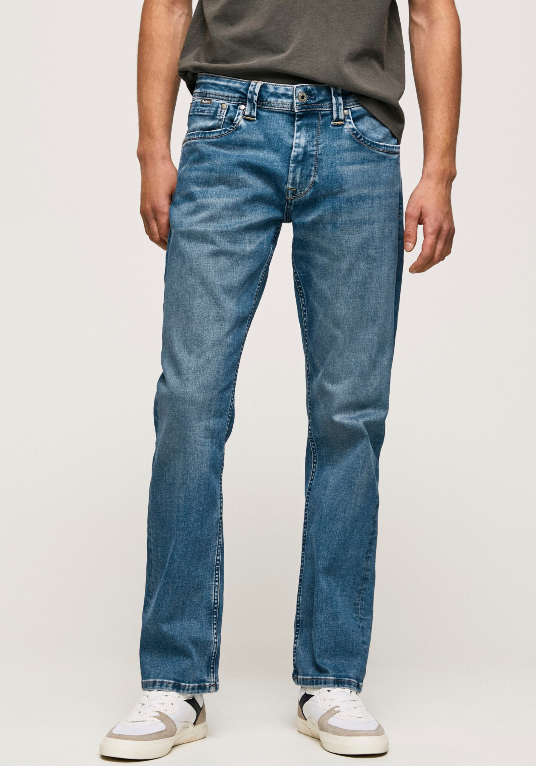 Straight-Jeans »KINGSTON ZIP«, in 5-Pocket-Form