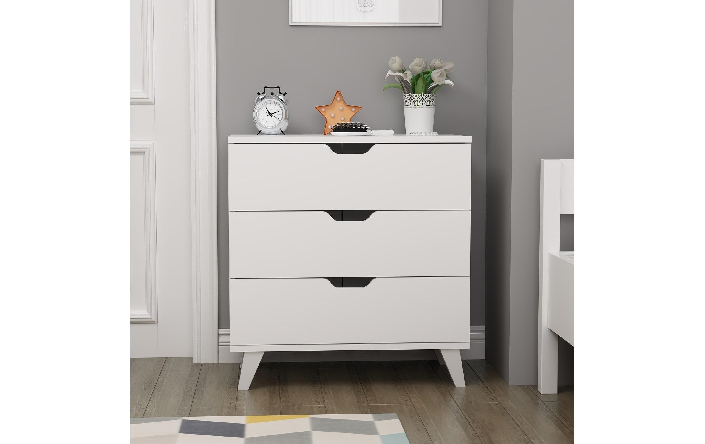 WOODY FASHION Commode »Valencia 72 cm x 76 cm«