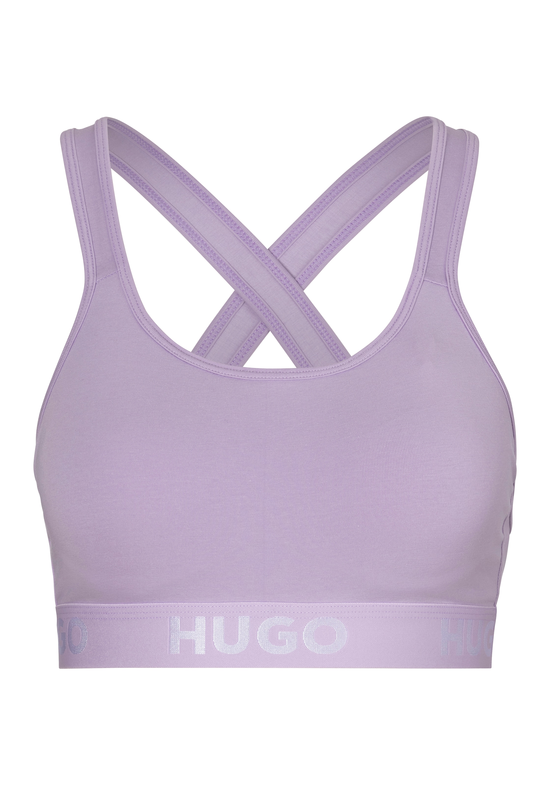 Bralette-BH »BRALETTE PADDED SPOR«, mit HUGO Logo auf dem Bund