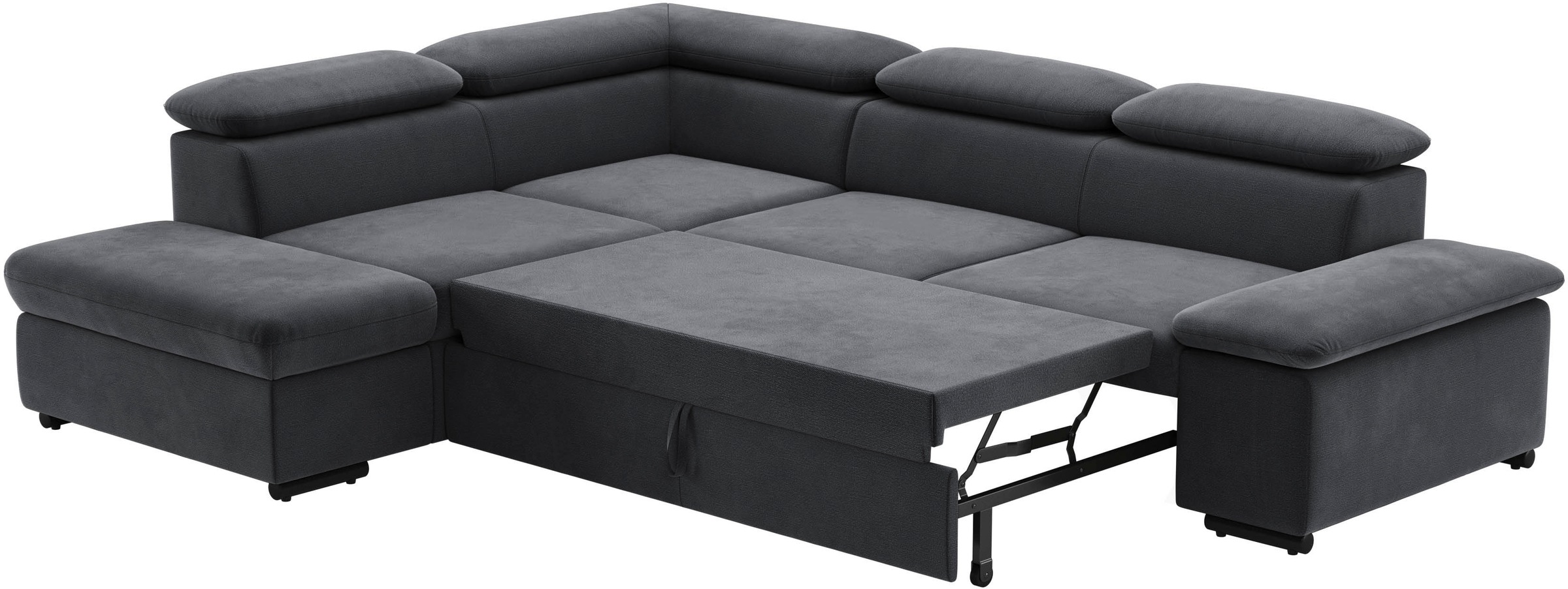 sit&more Ecksofa »Alcudia L-Form«, mit Armteilverstellung, optional Kopfteilverstellung und Bettfunktion