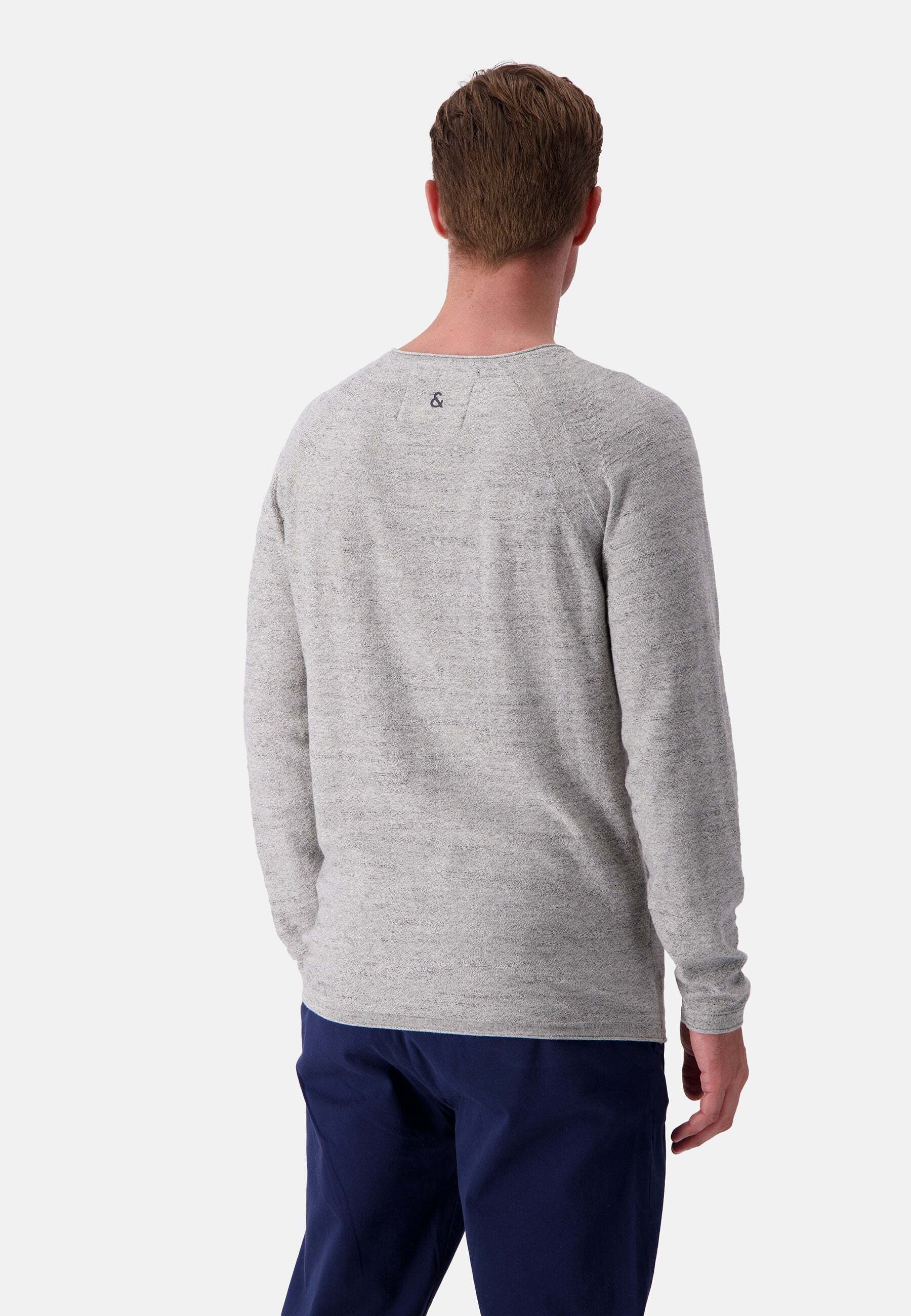 colours & sons Strickpullover »colours & sons Pullover Roundneck Slub«