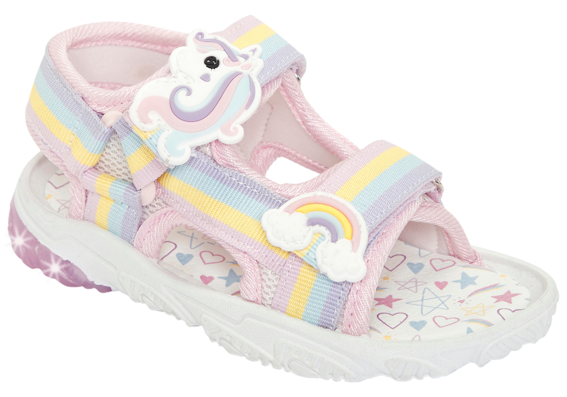 Image of Disney Sandale "UNICORN" mit cooler Blinkfunktion