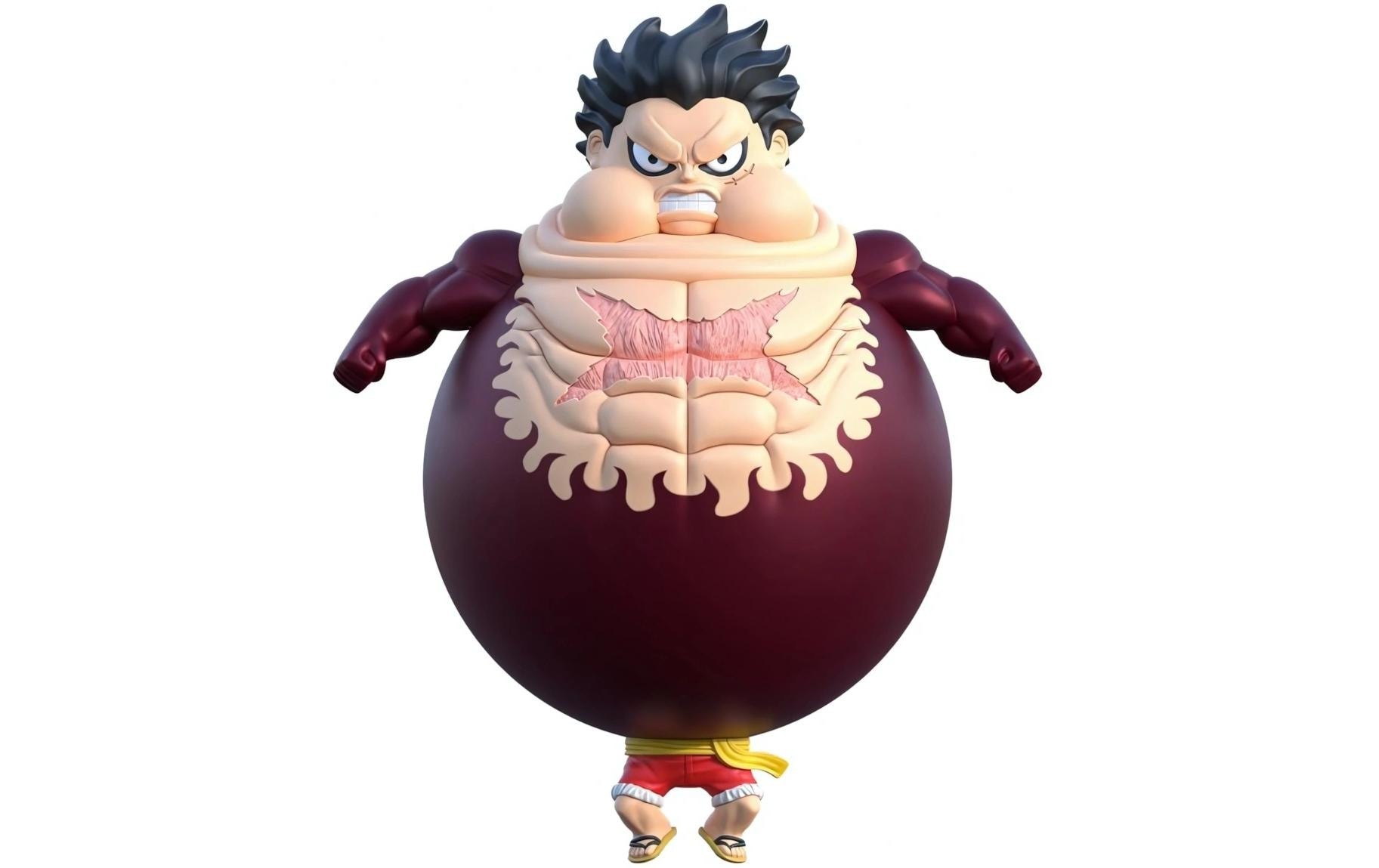 Image of Spielfigur "Elastikorps One Piece: Ruffy Gear 4 Tankman 24 cm"