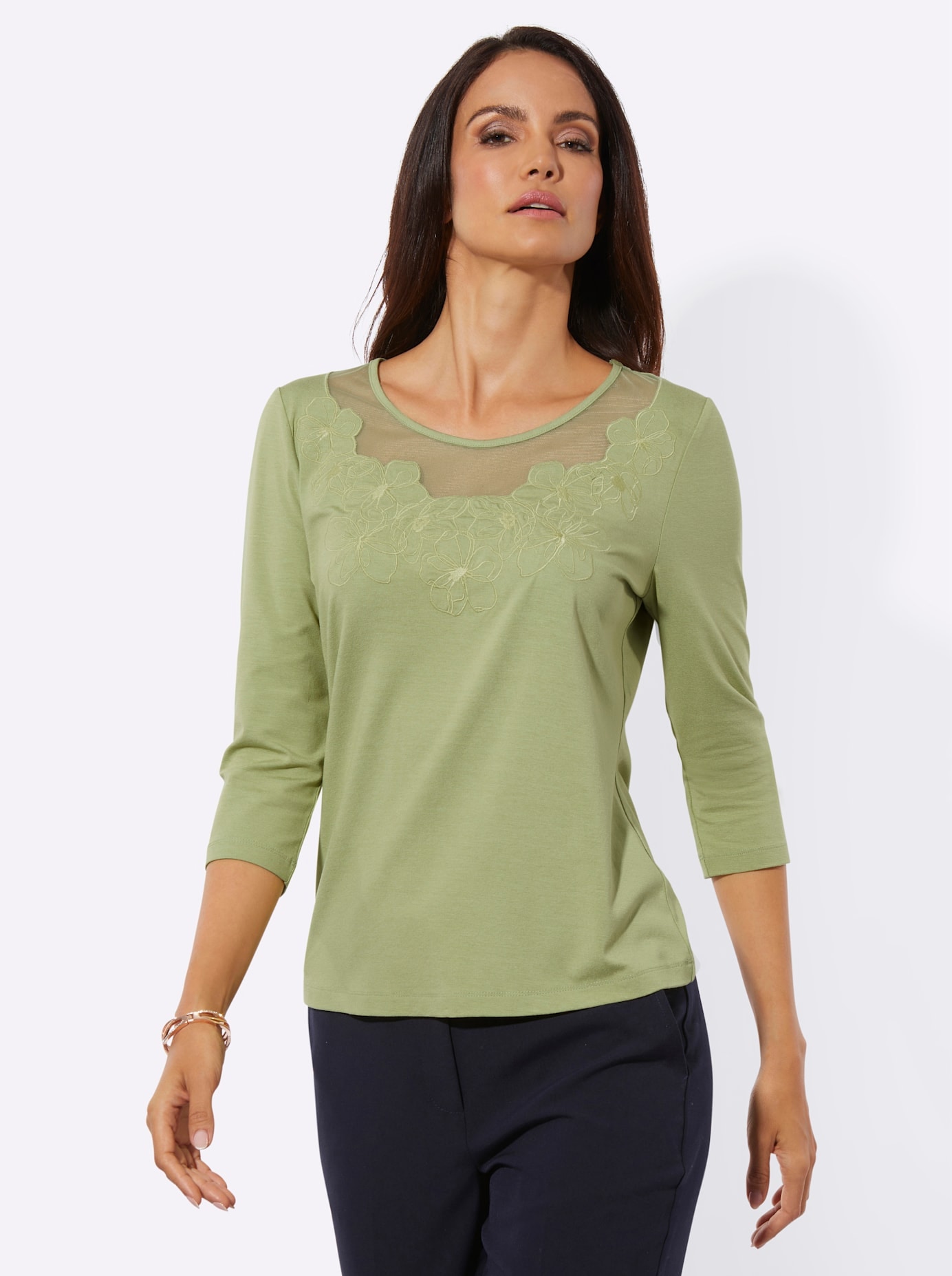 creation L 3/4-Arm-Shirt »Shirt« 1 tlg.