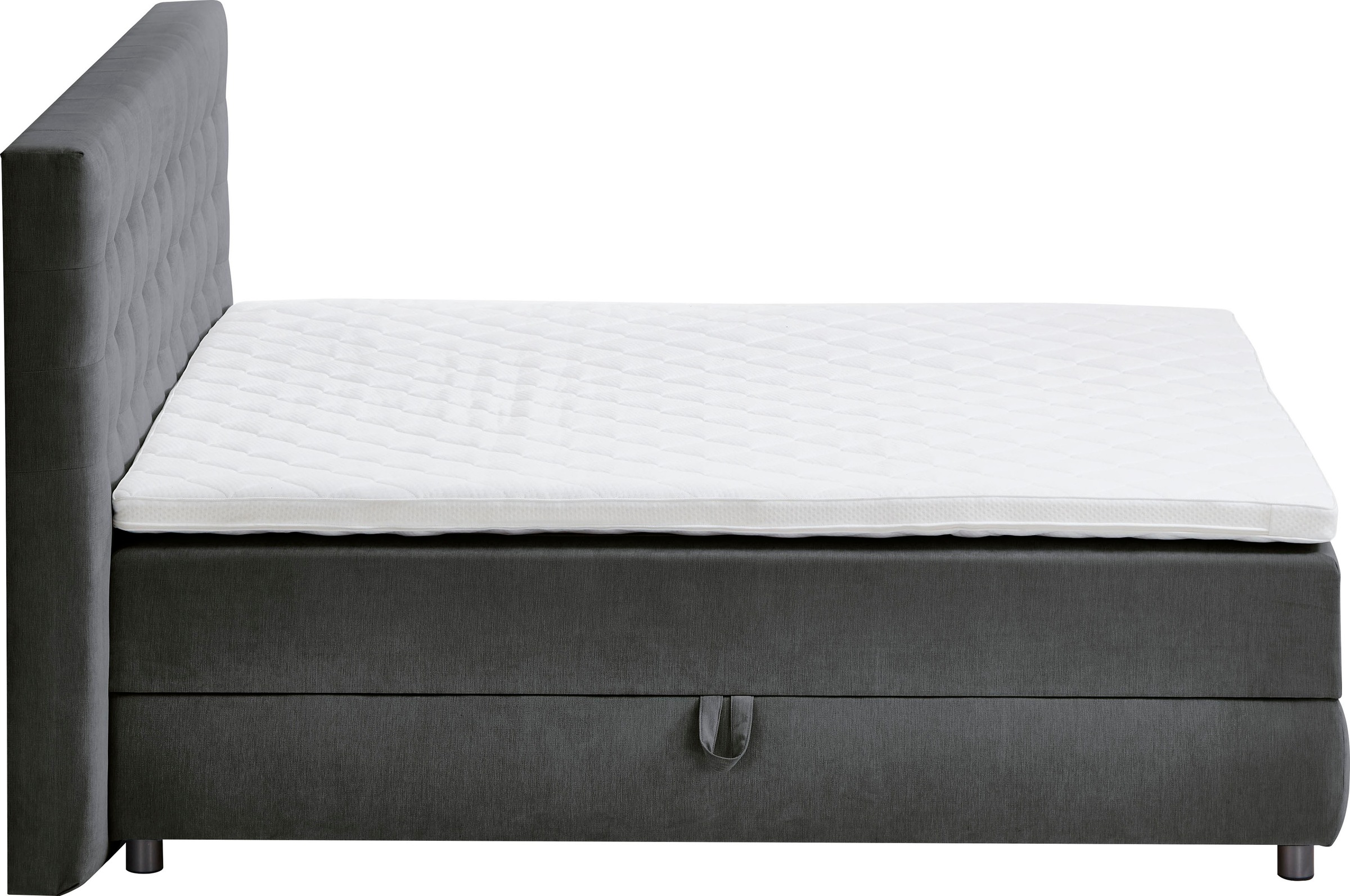 ATLANTIC home collection Boxspringbett »Tina«, mit Bettkasten und Topper, auch in Überlänge