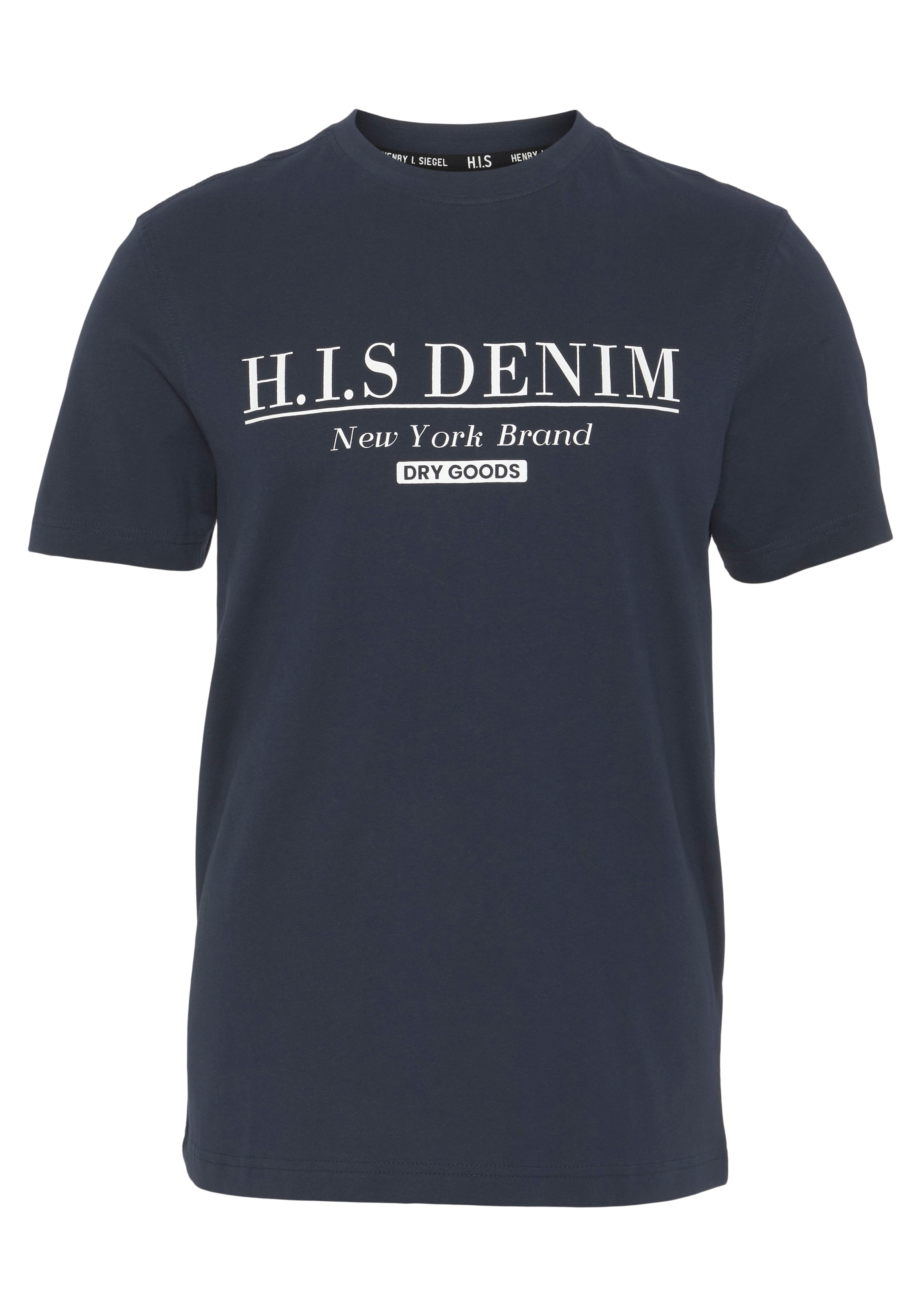 H.I.S T-Shirt, mit Logo-Print vorne