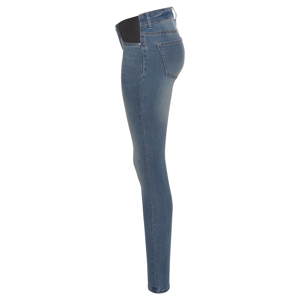 Arizona Skinny-fit-Jeans »Ultra Stretch«, Low Waist mit seitlichen Stretch-Einsätzen am Bund