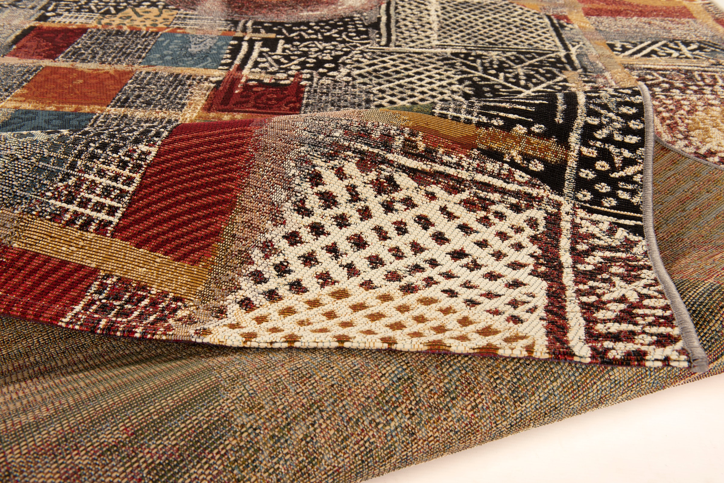 Gino Falcone Teppich kaufen rechteckig, Flachgewebe, Outdoor geeignet, In- Wohnzimmer 36«, »Outdoor-Africa und