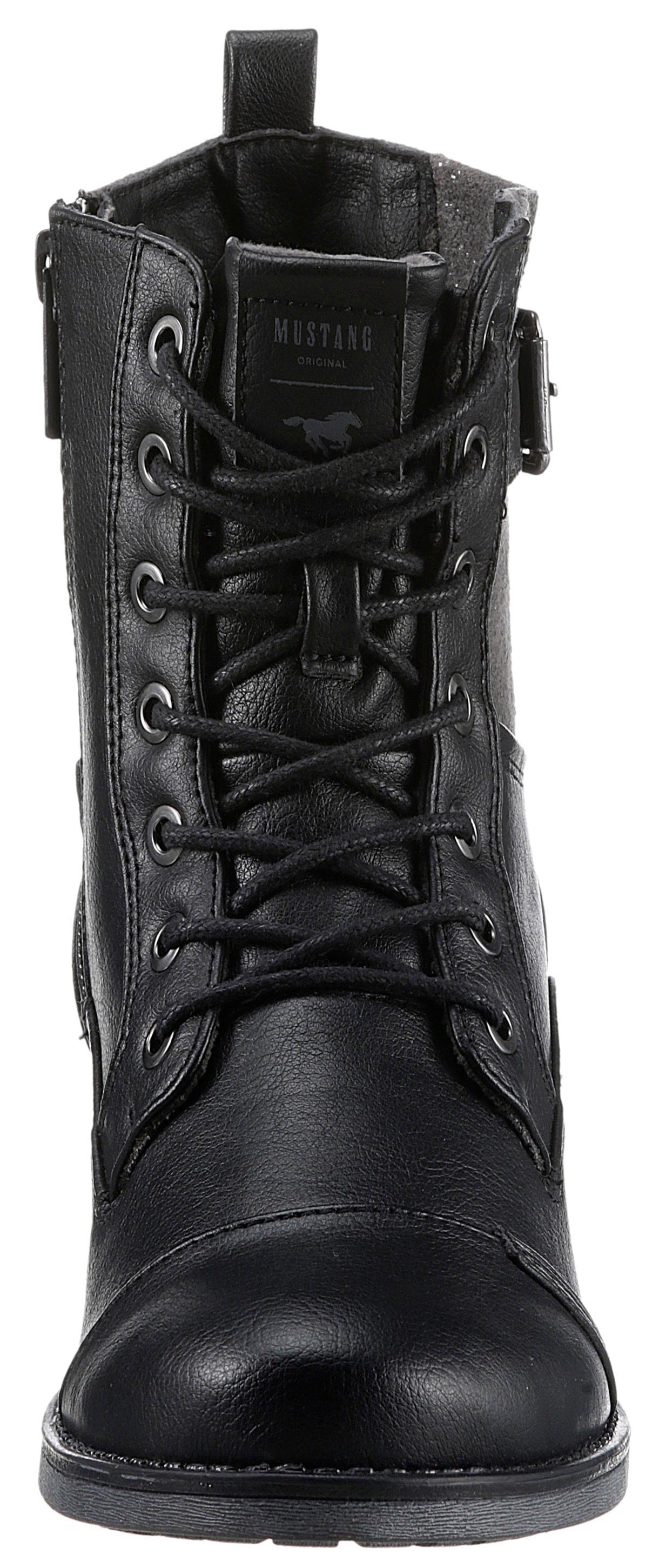 Mustang Shoes Schnürstiefelette, mit Innen-Reissverschluss