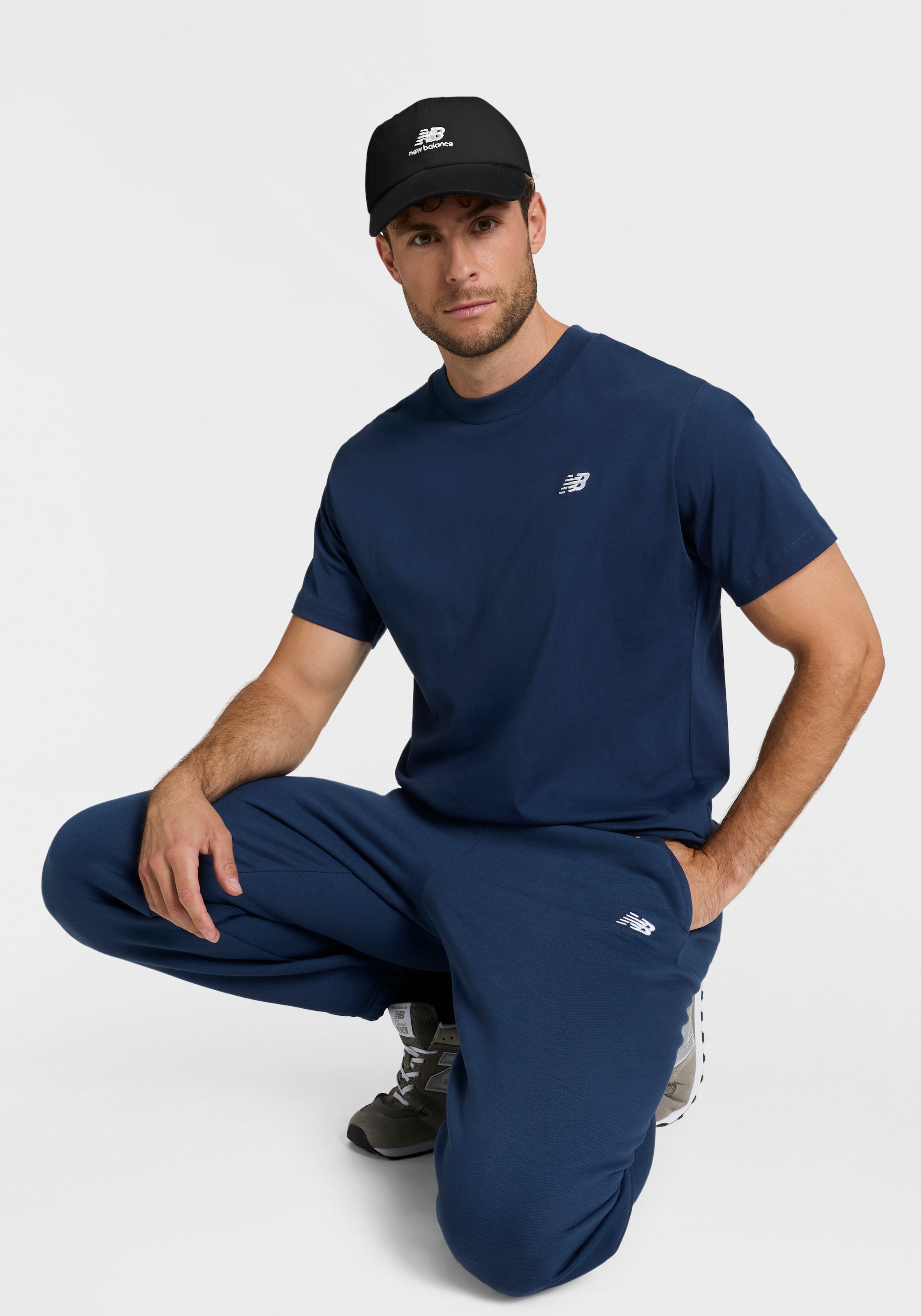 New Balance Baseball Cap »6 PANEL FLYING NB STACKED LOGO HAT« aus Baumwolle, leicht, für Erwachsene