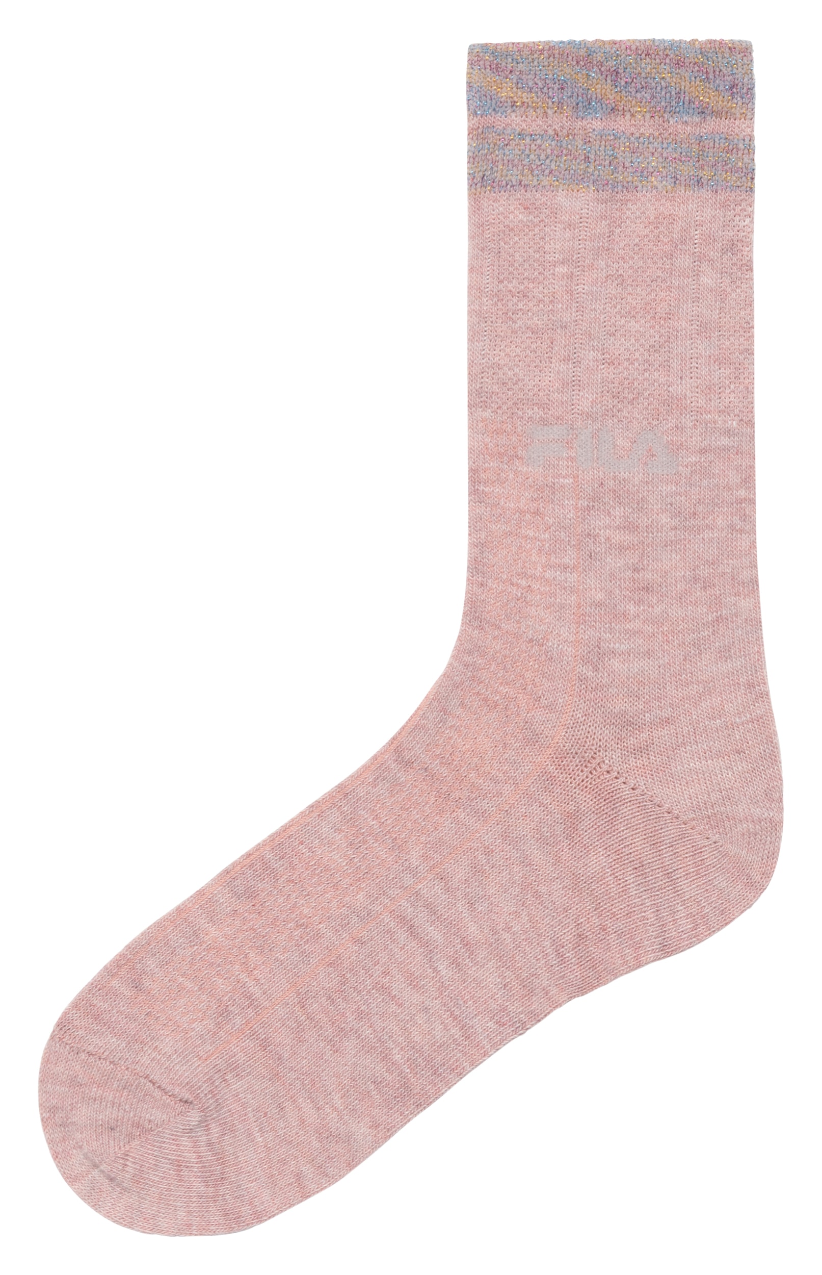 Fila Chaussettes basiques »JUNIOR GIRL NORMAL PLAIN SOCKS« 6 paires,  avec détails contrastés
