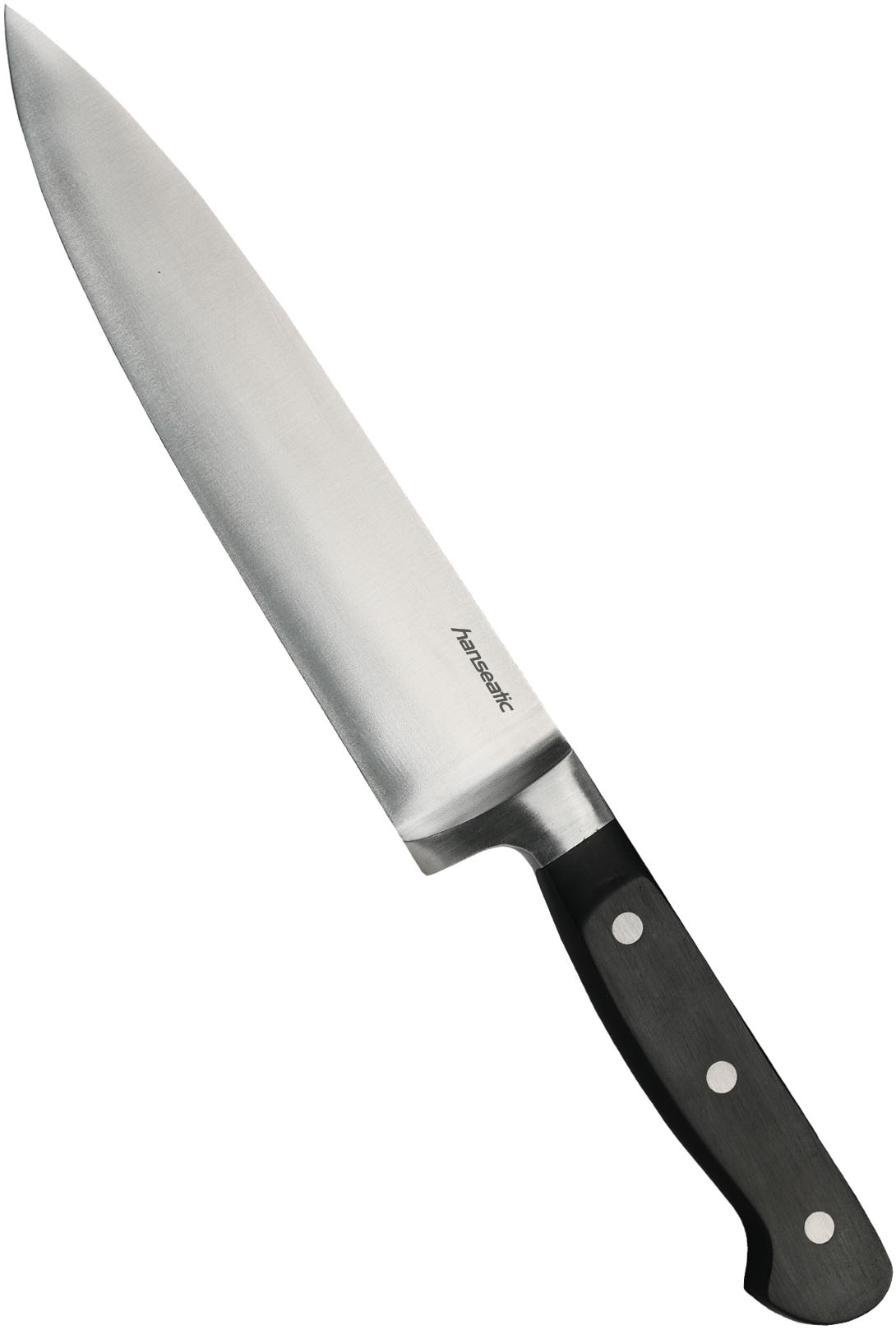 Hanseatic Messer-Set »hanseatic PREMIUM, 5-teilig« mit schwarzen Griffen, mit Nieten