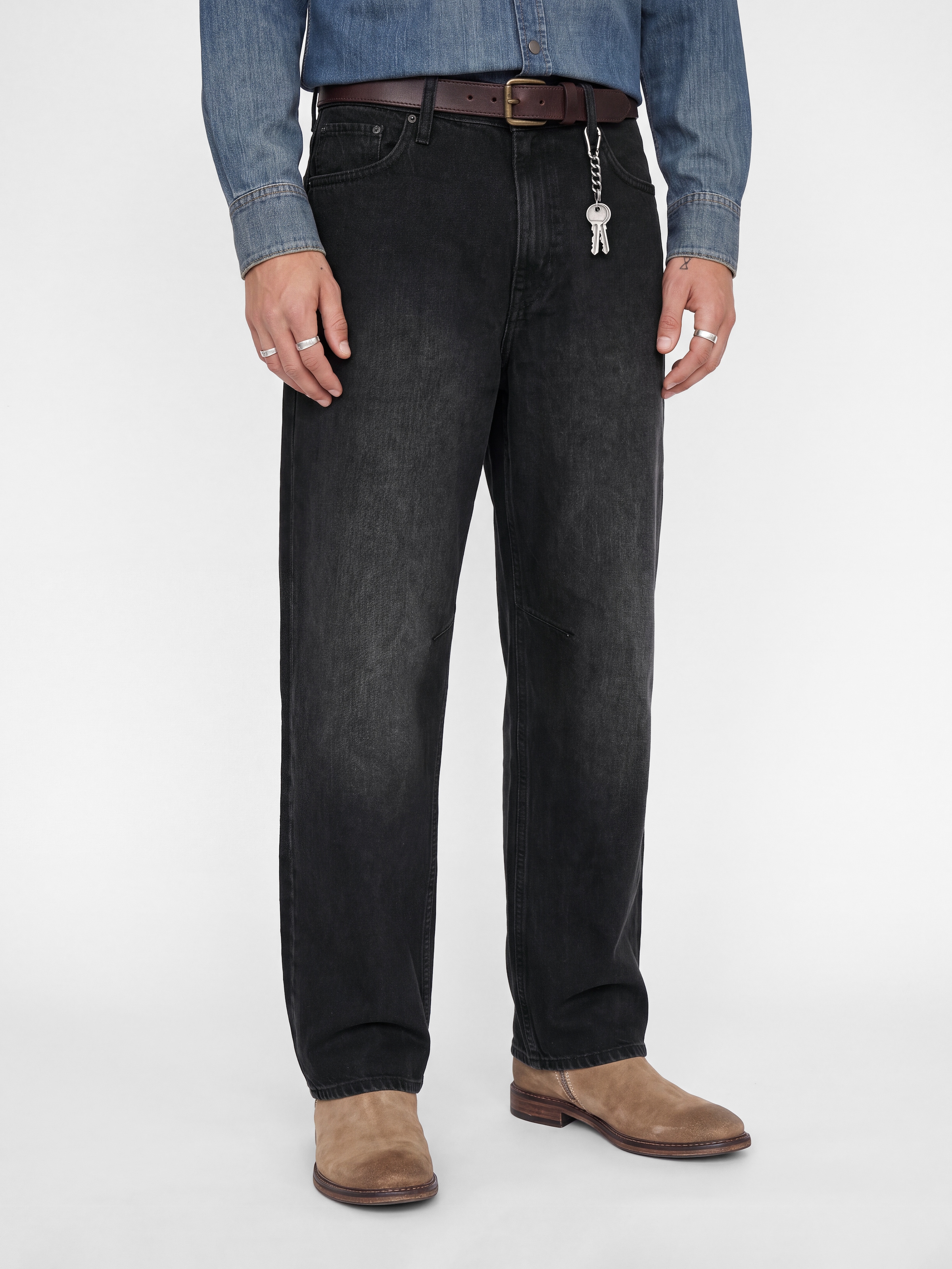Image of Jack & Jones Relax-fit-Jeans "JJIALEX JJJETT ST 200" Baumwolle, relaxed fit