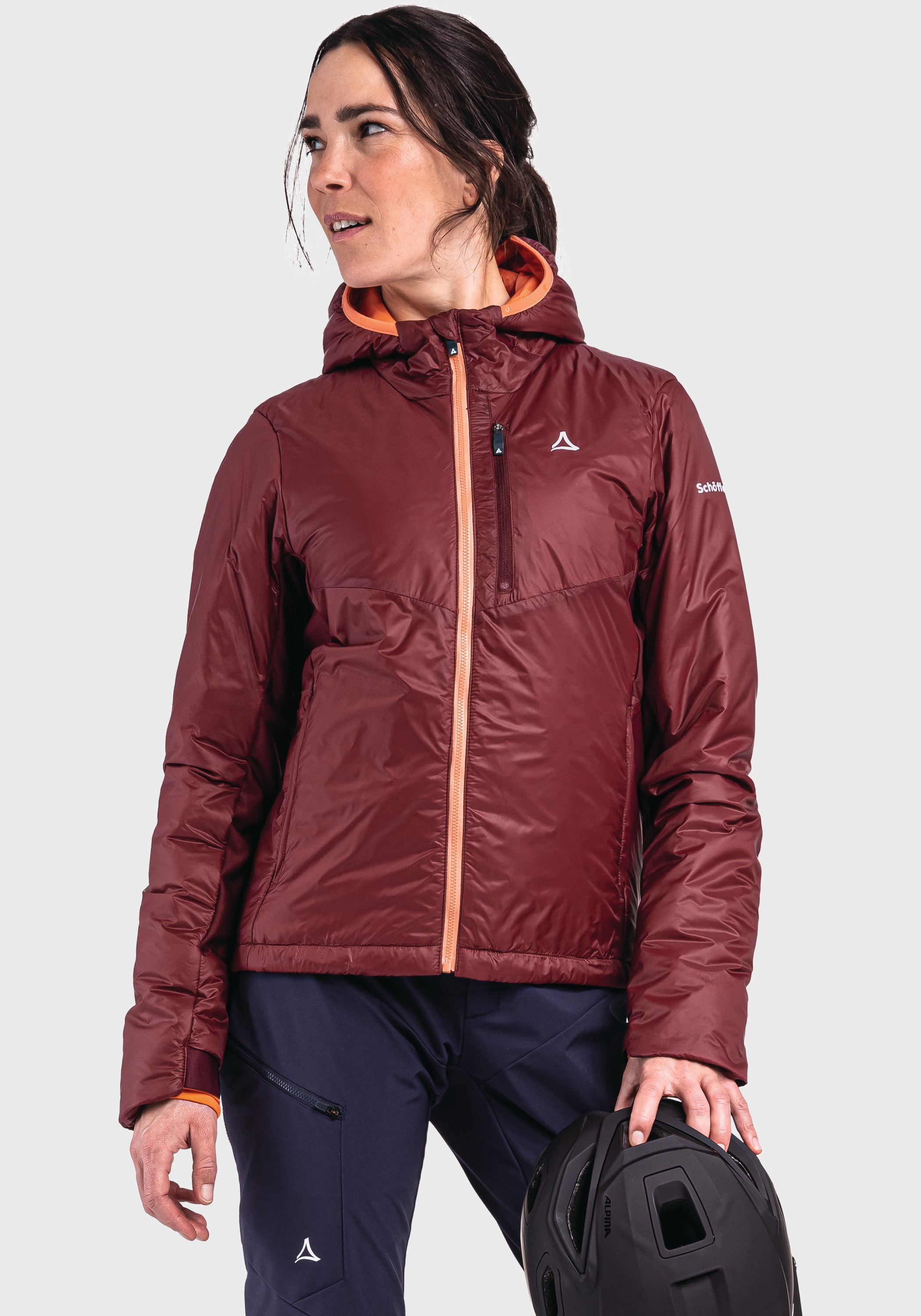 Schöffel Veste d'extérieur »Ins Hybrid Black Raven L« mit Kapuze