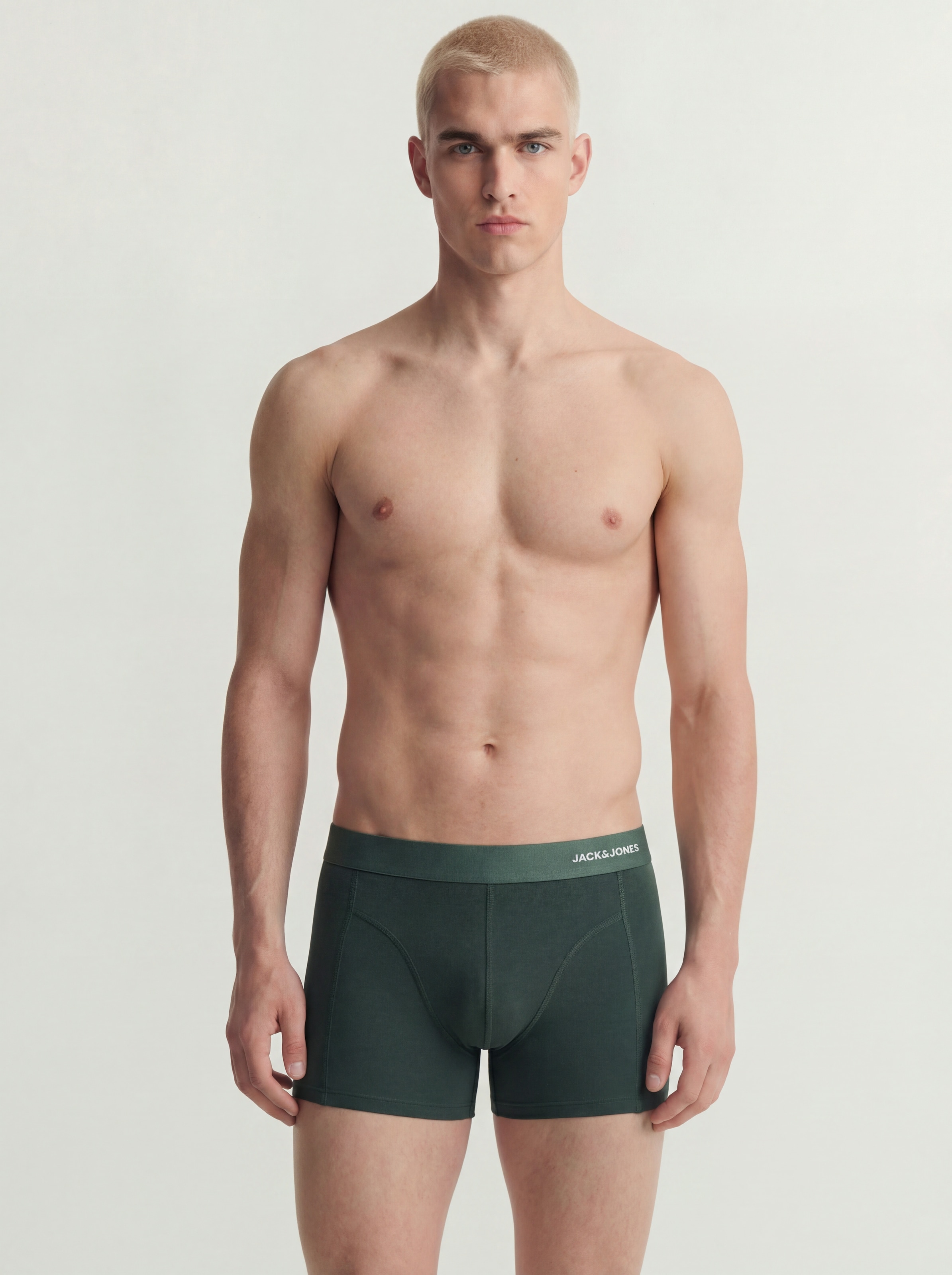 Jack & Jones Tronc »JACCOMO SOLID BAMBOO TRUNKS 3 PACK SN« Paquet, 3 cuis mélange de viscose, taille élastique