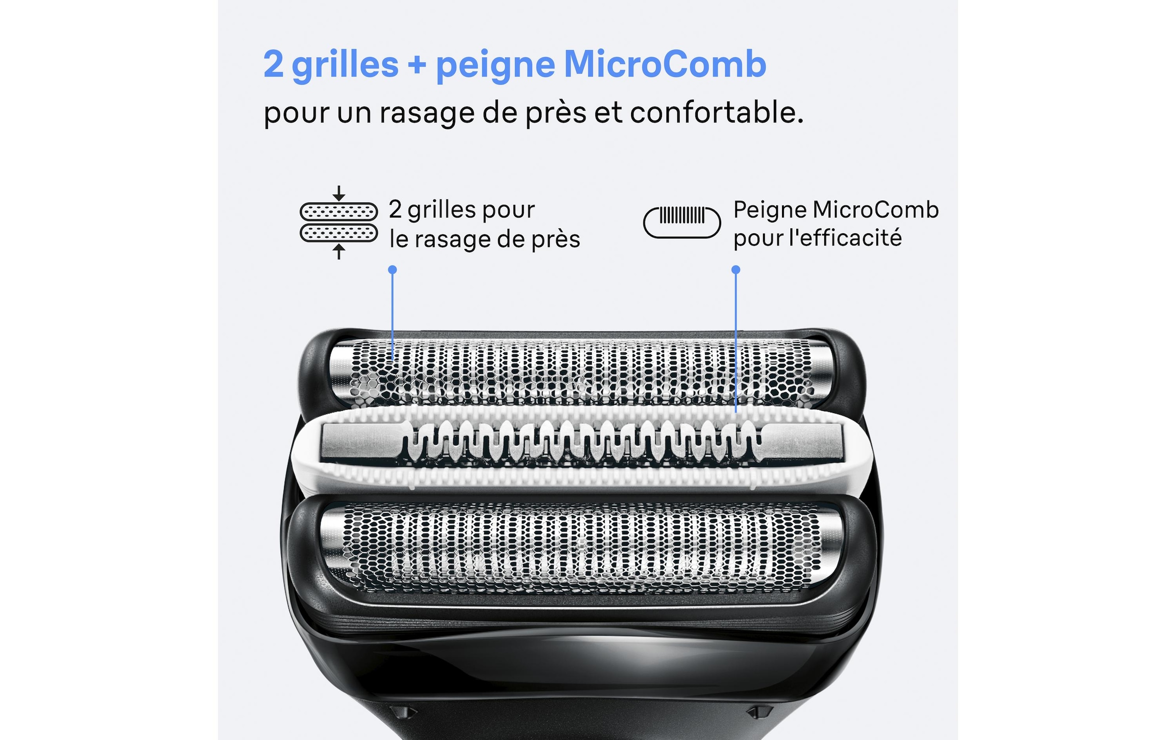 Braun Gesichtshaarrasierer »Series 3+ 3040s« Gesicht