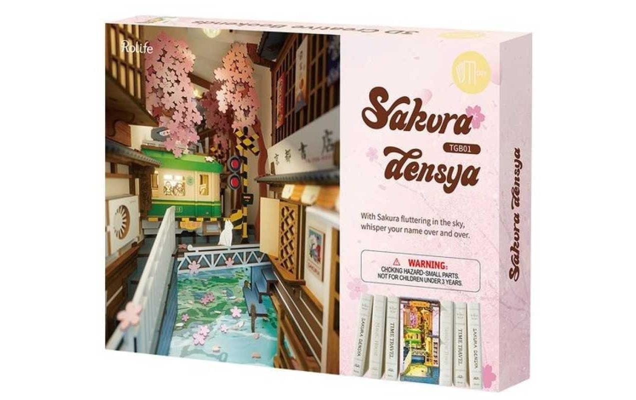 Puzzle »RoboTime Book Nook Sakura Densya«, (340 tlg.)