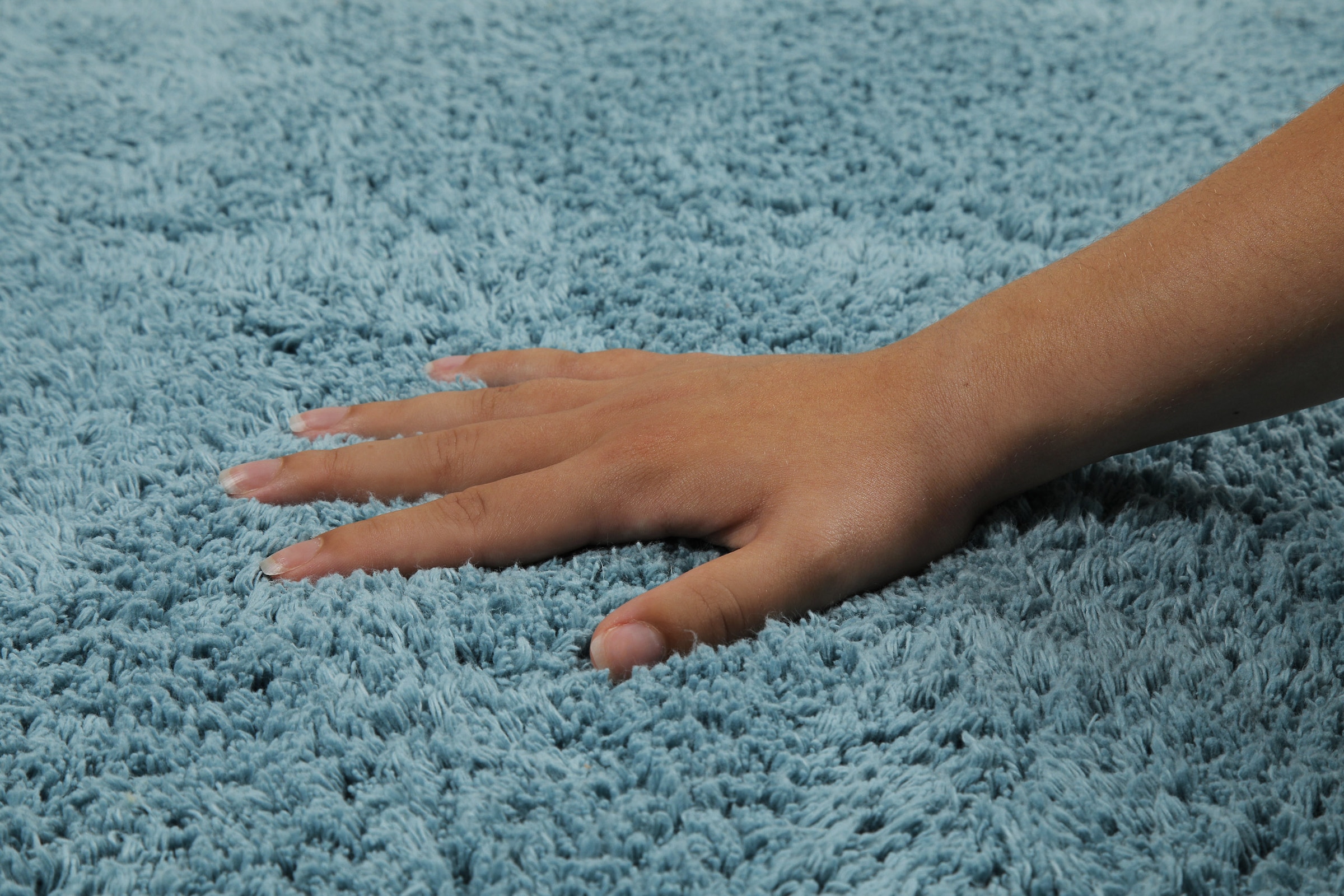 my home Badematte »Kian«, fussbodenheizungsgeeignet, Badvorleger, Badteppich aus 100%Baumwolle, weich, waschbar, saugfähig