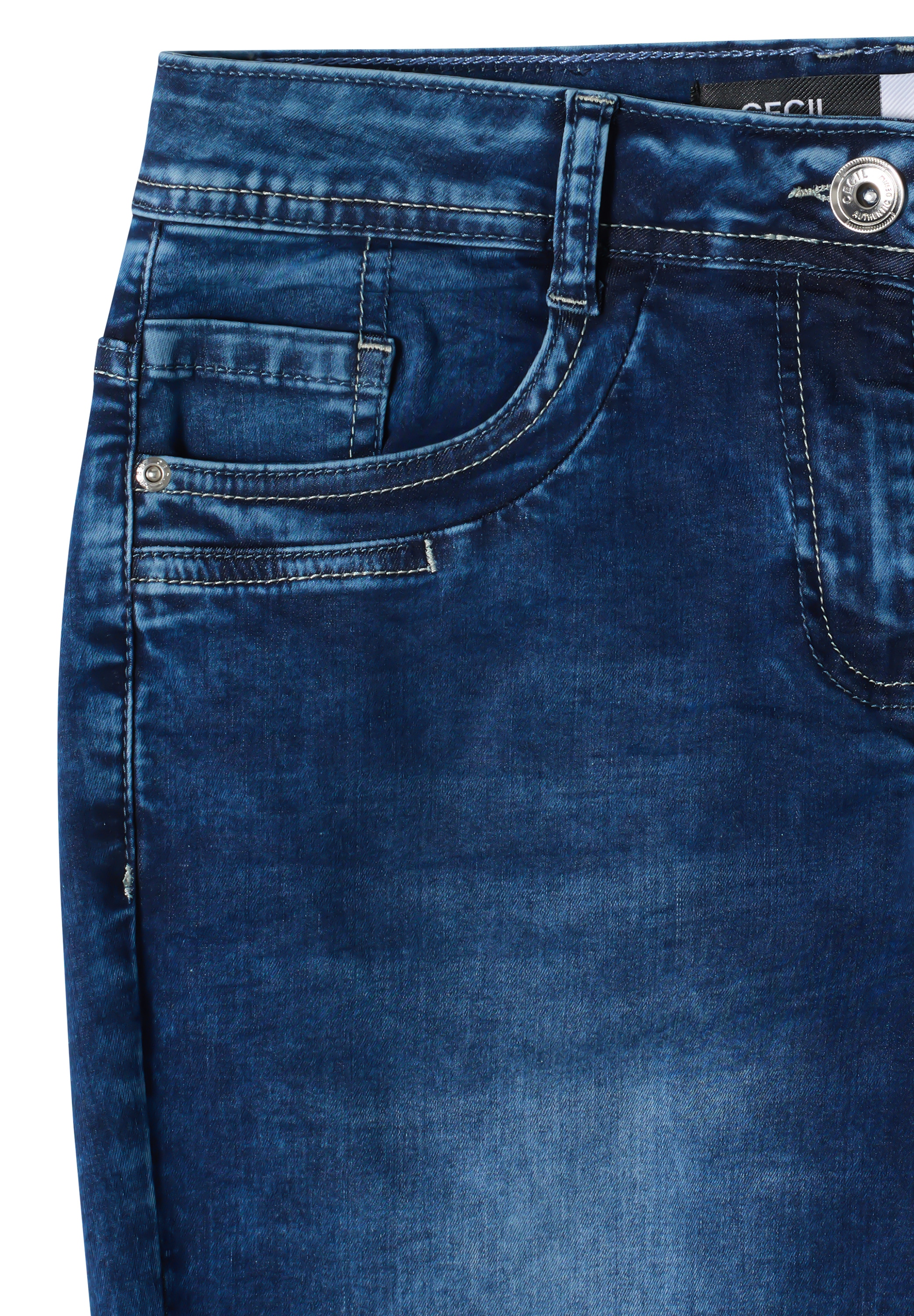 Cecil 3/4-Jeans »Style Scarlett« Slim Leg Jeans mit Stretch