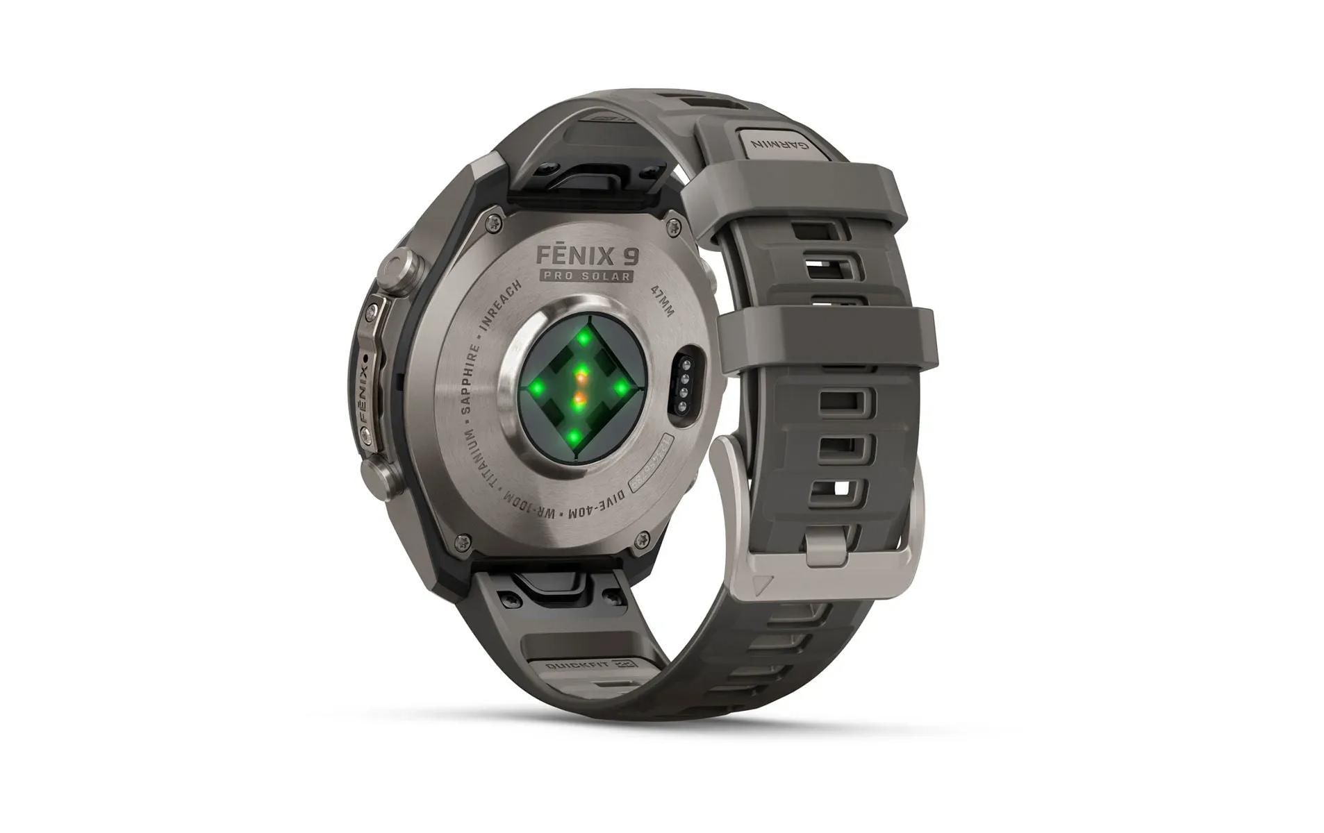 Garmin Smartwatch »Fenix 9 Pro inReach Solar Titan Silikon«