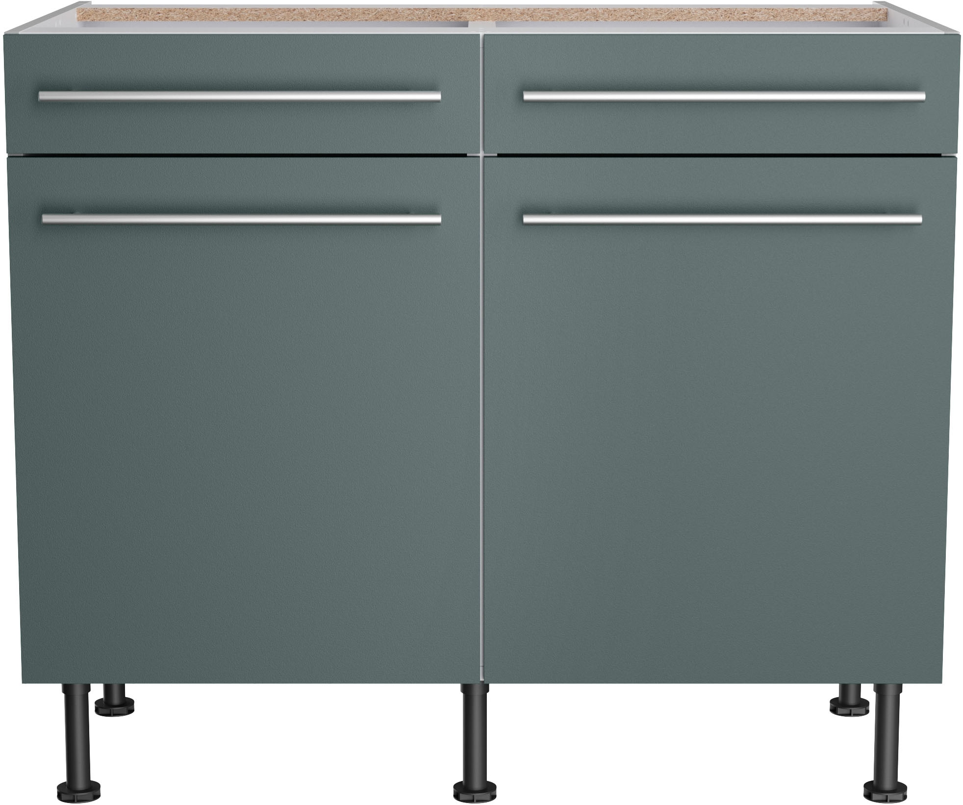 OPTIFIT Unterschrank »Bern2«, Breite 100 cm, 2 Türen, 2 Schubkästen, 1 Einlegeboden