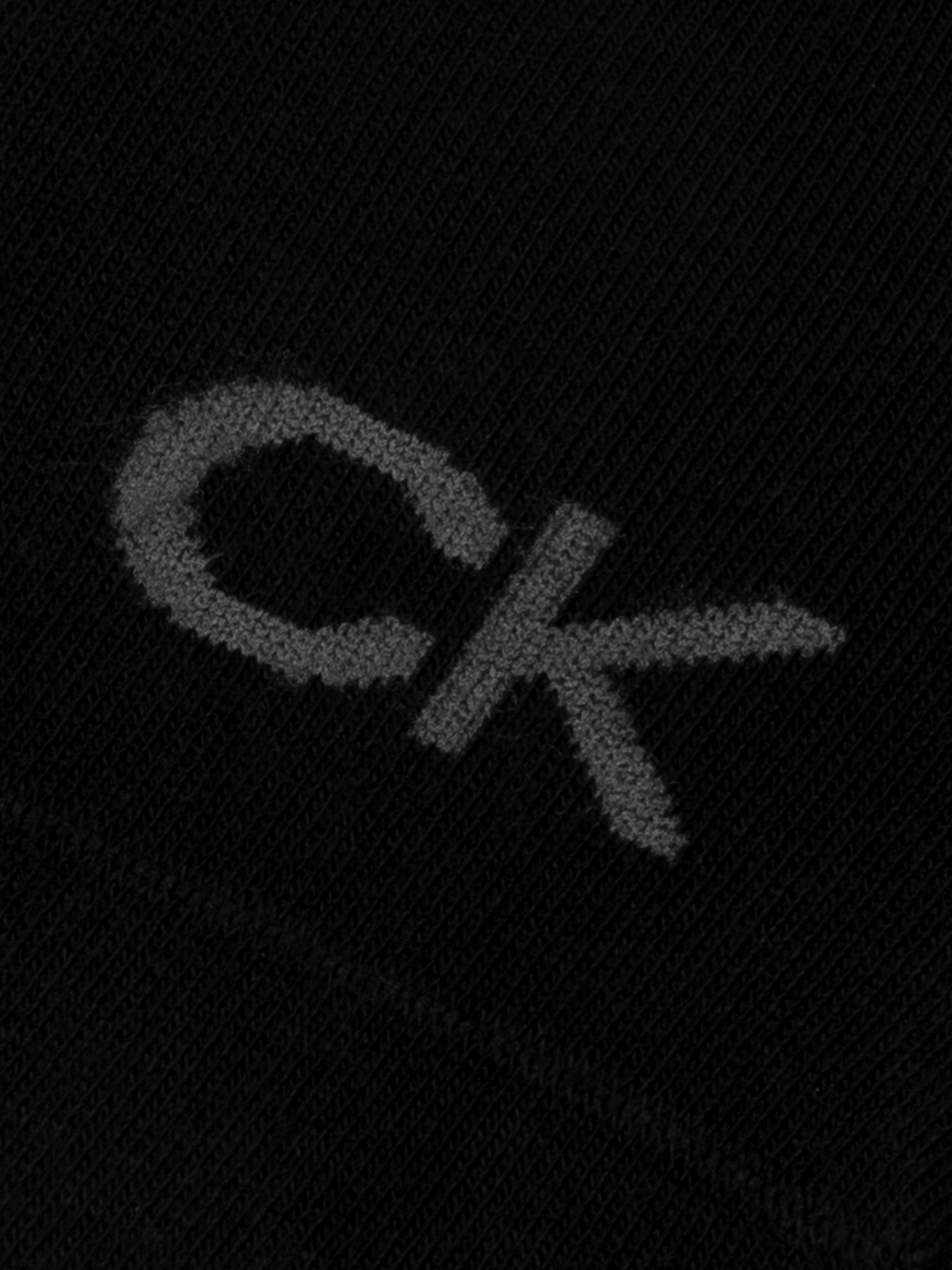 Calvin Klein Jeans Füsslinge »CK WOMEN FOOTIE HIGH CUT 2P«, (2 Paar), Mit eingestricktem Logo vorn