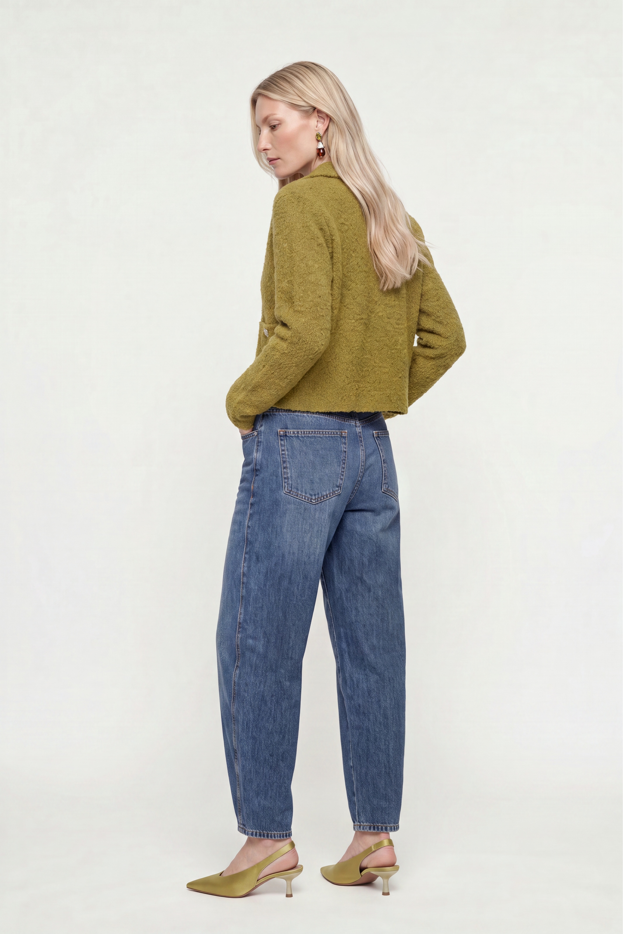 RICHROYAL Cardigan mit Wolle, Regular fit in Boucle-Optik
