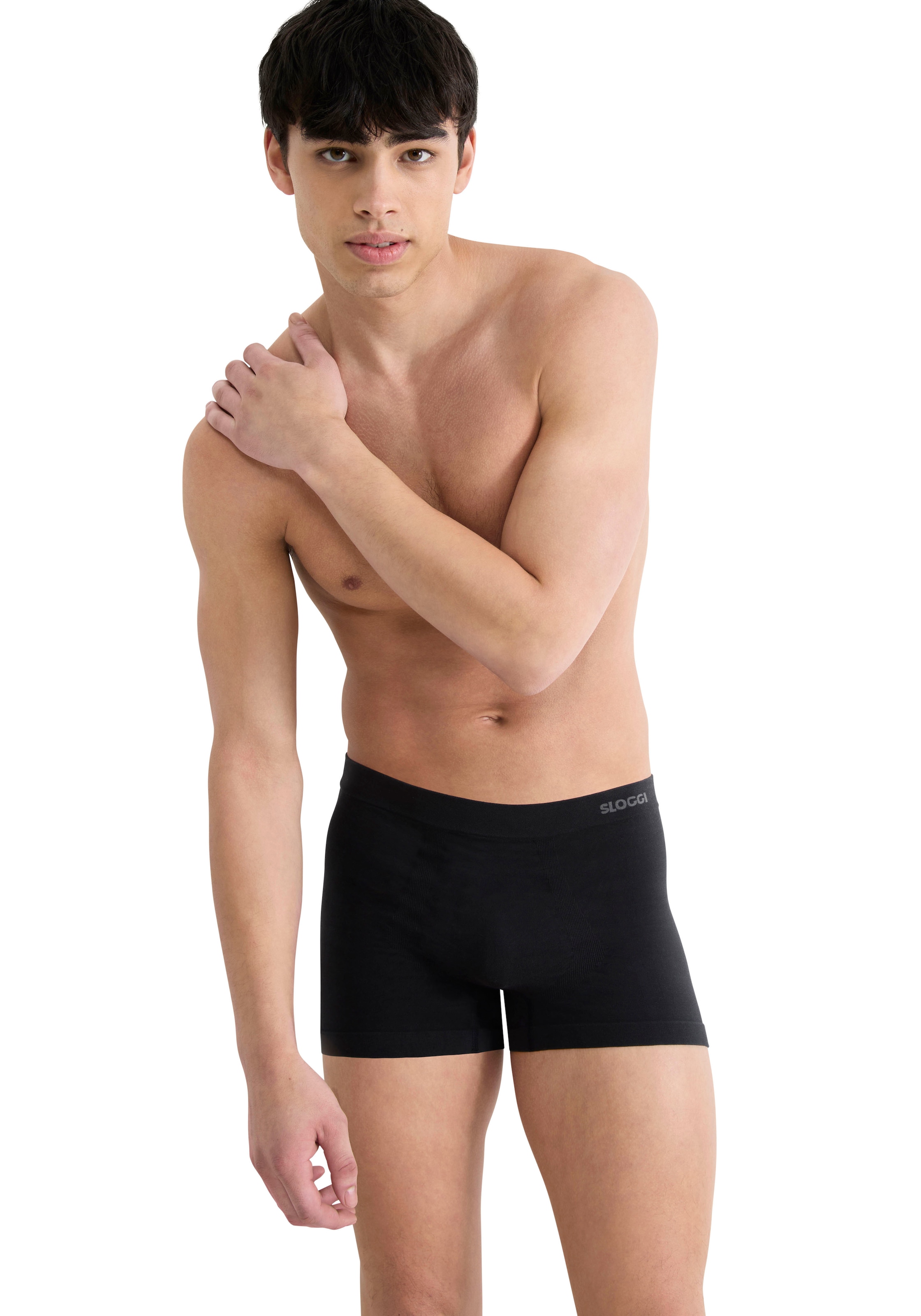 sloggi Hipster »Men GO Smooth«, 2 nahtlos, atmungsaktiv, Baumwoll-Mix, elastischer Bund