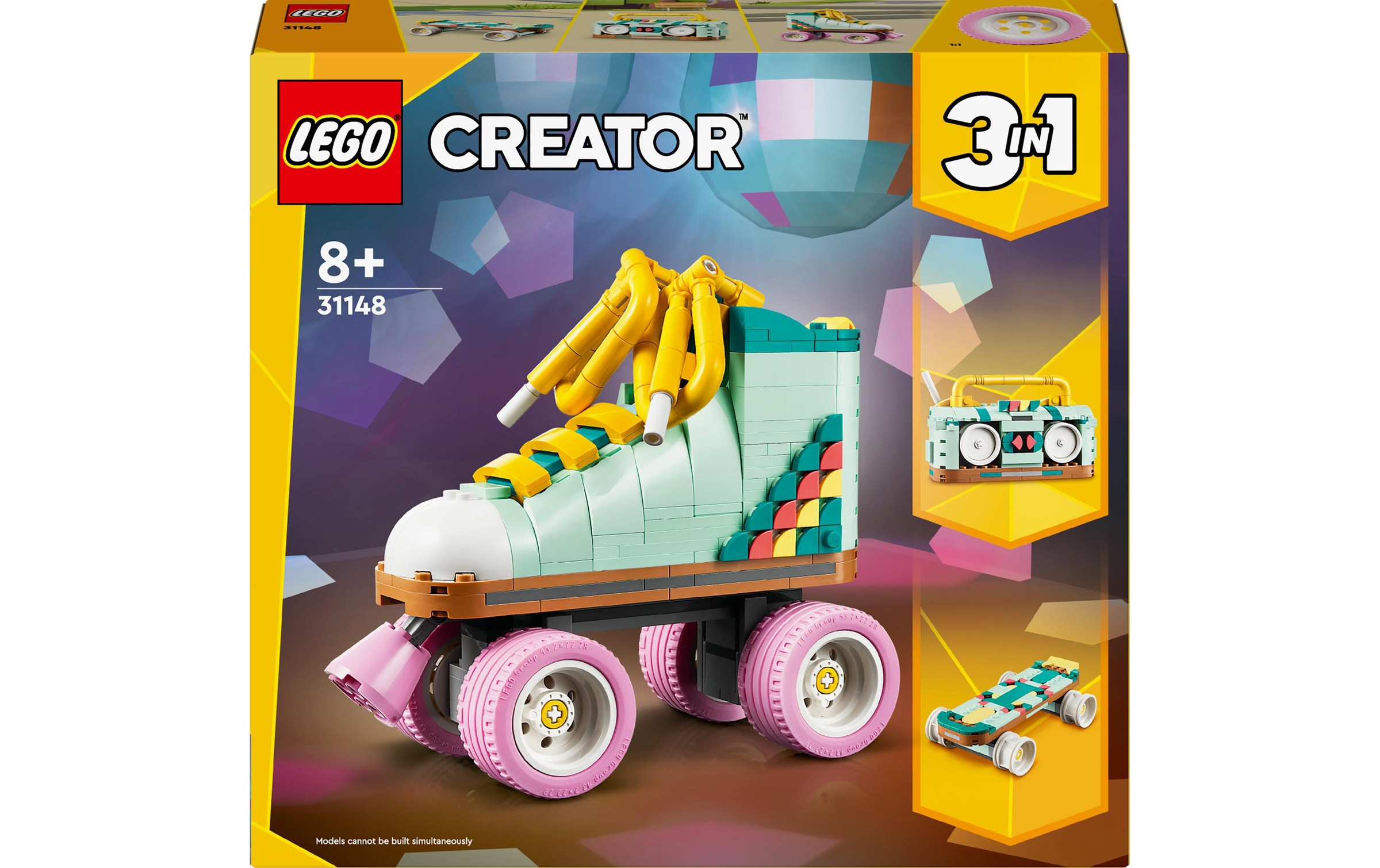 LEGO® Spielbausteine »Rollschuh 31148«, (342 St.)