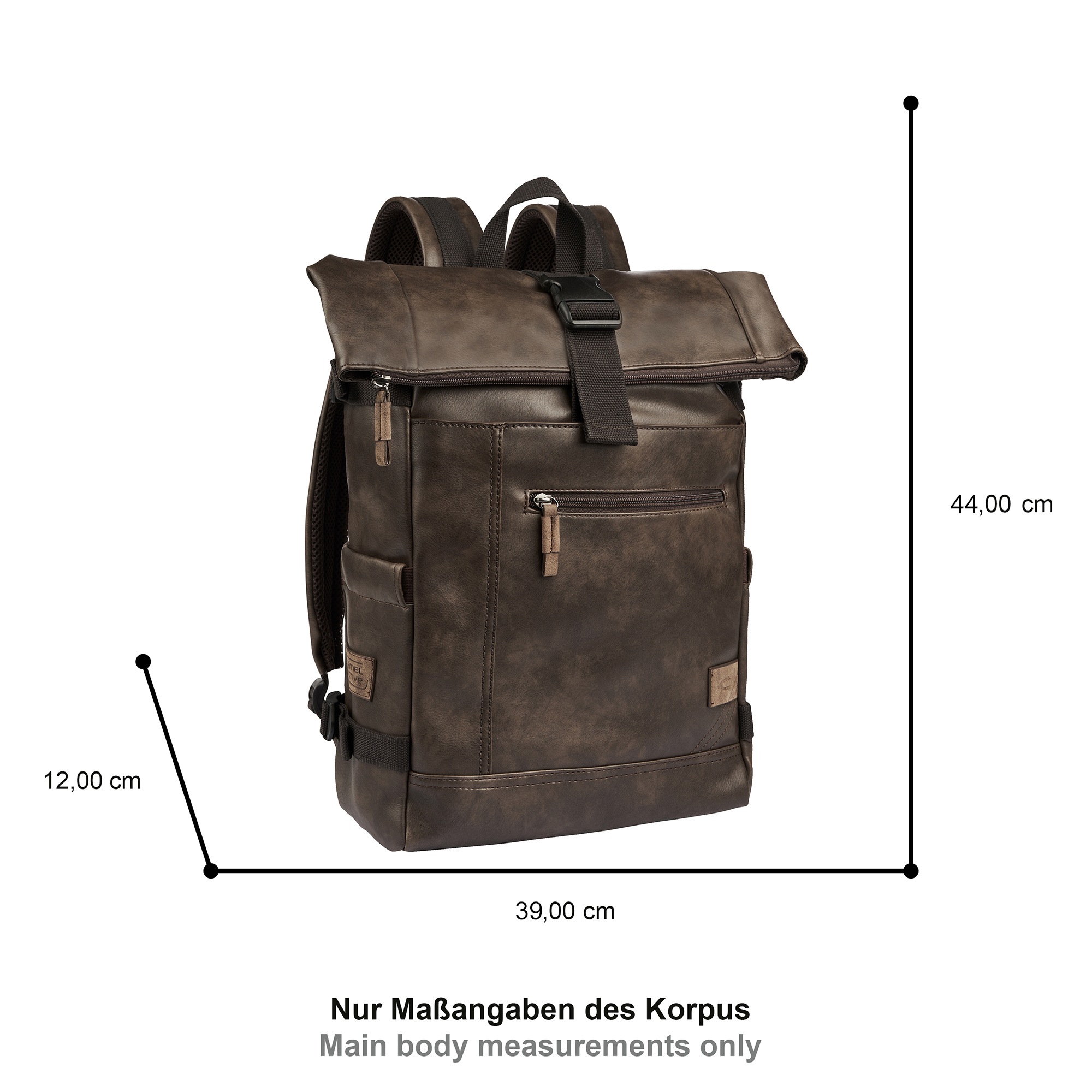 camel active Rucksack »Laos« praktisch funktionaler Alltagsbegleiter mit vielen sportlichen Details