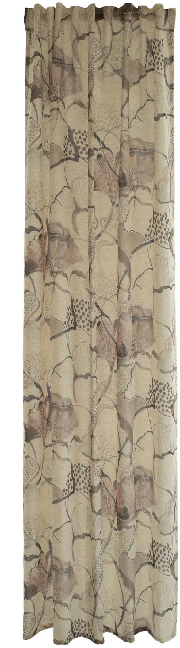 Image of HOMING Vorhang "Kadlin" verdeckte Schlaufen 1 Stk. tlg. blickdicht, floral, Blumen, Wohnzimmer, Schlafzimmer