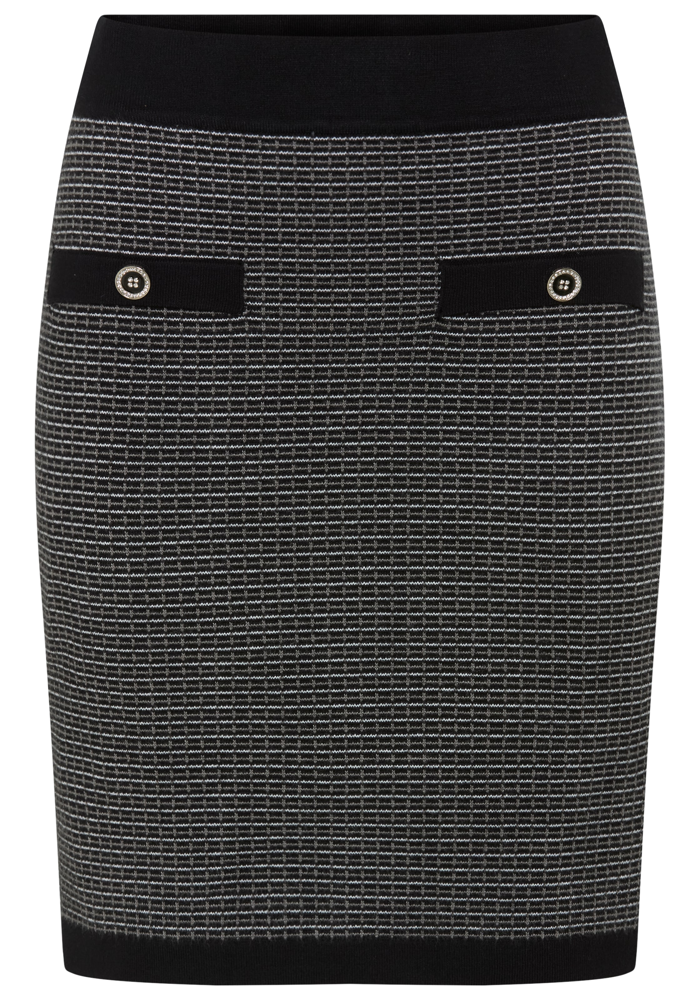 Melrose Jupe en tricot en motif jacquard