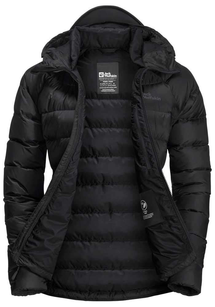 Jack Wolfskin Doudoune »NEBELHORN DOWN HOODY W« mit Kapuze