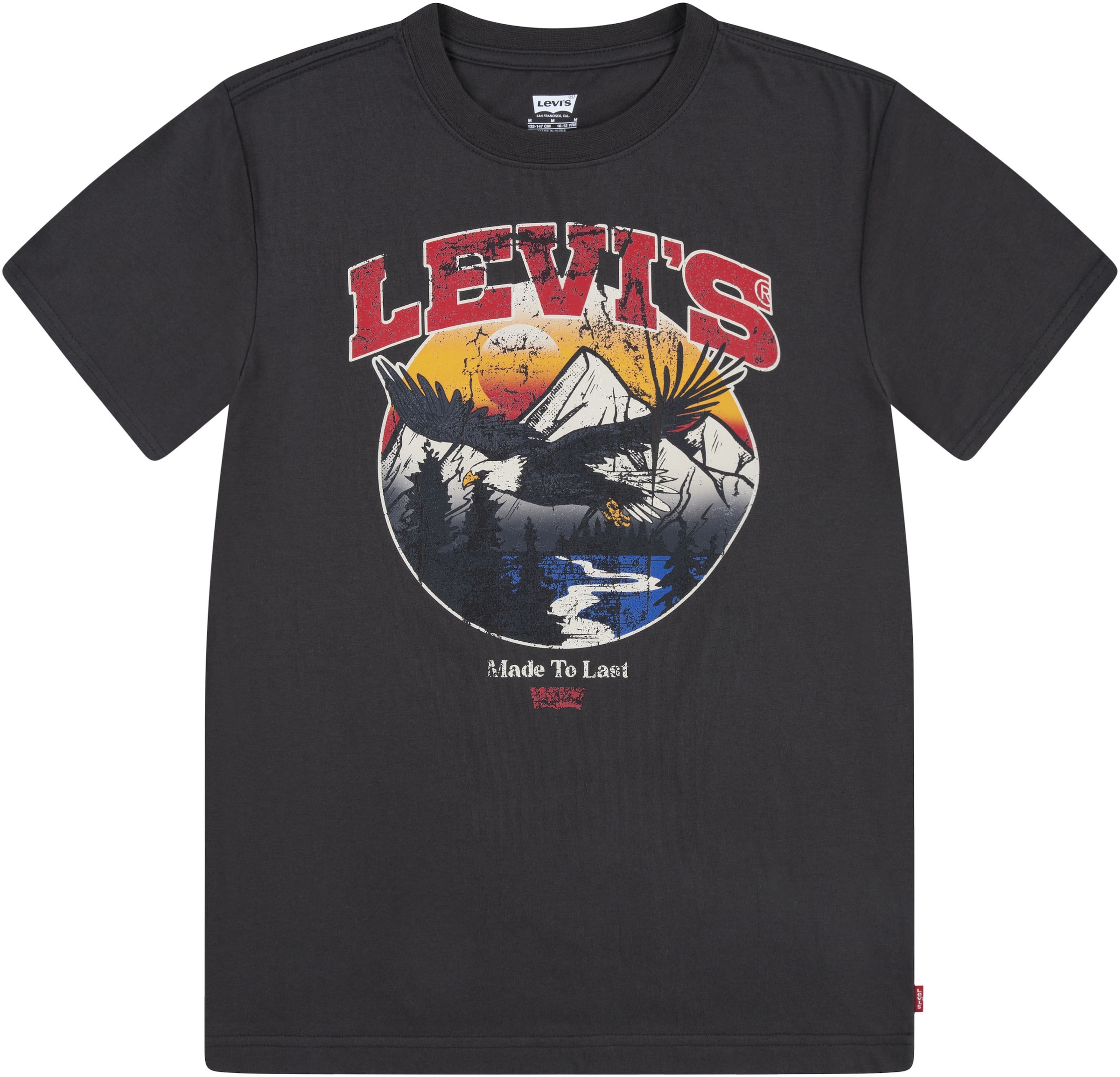 Levi's® Kids T-Shirt »LVB SOAR LIKE AN EAGLE TEE«, mit Frontprint im Used Look