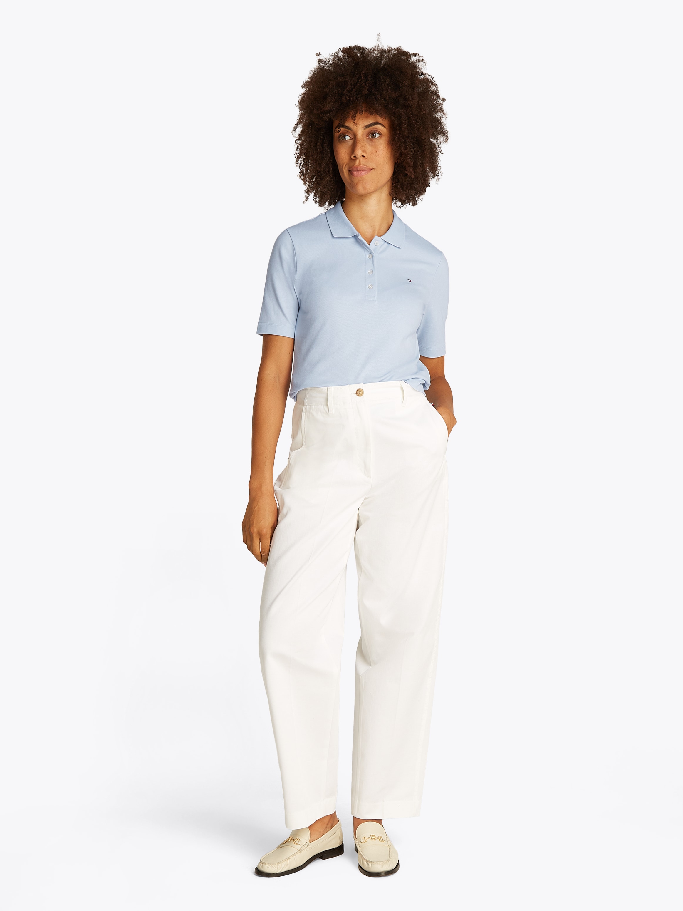 Tommy Hilfiger Poloshirt »1985 Regular Fit Pique Premium Polo«, mit Logo-Stickerei, mit Seitenschlitzen