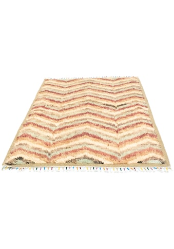 Wollteppich »Berber Teppich handgeknüpft mehrfarbig«, rechteckig