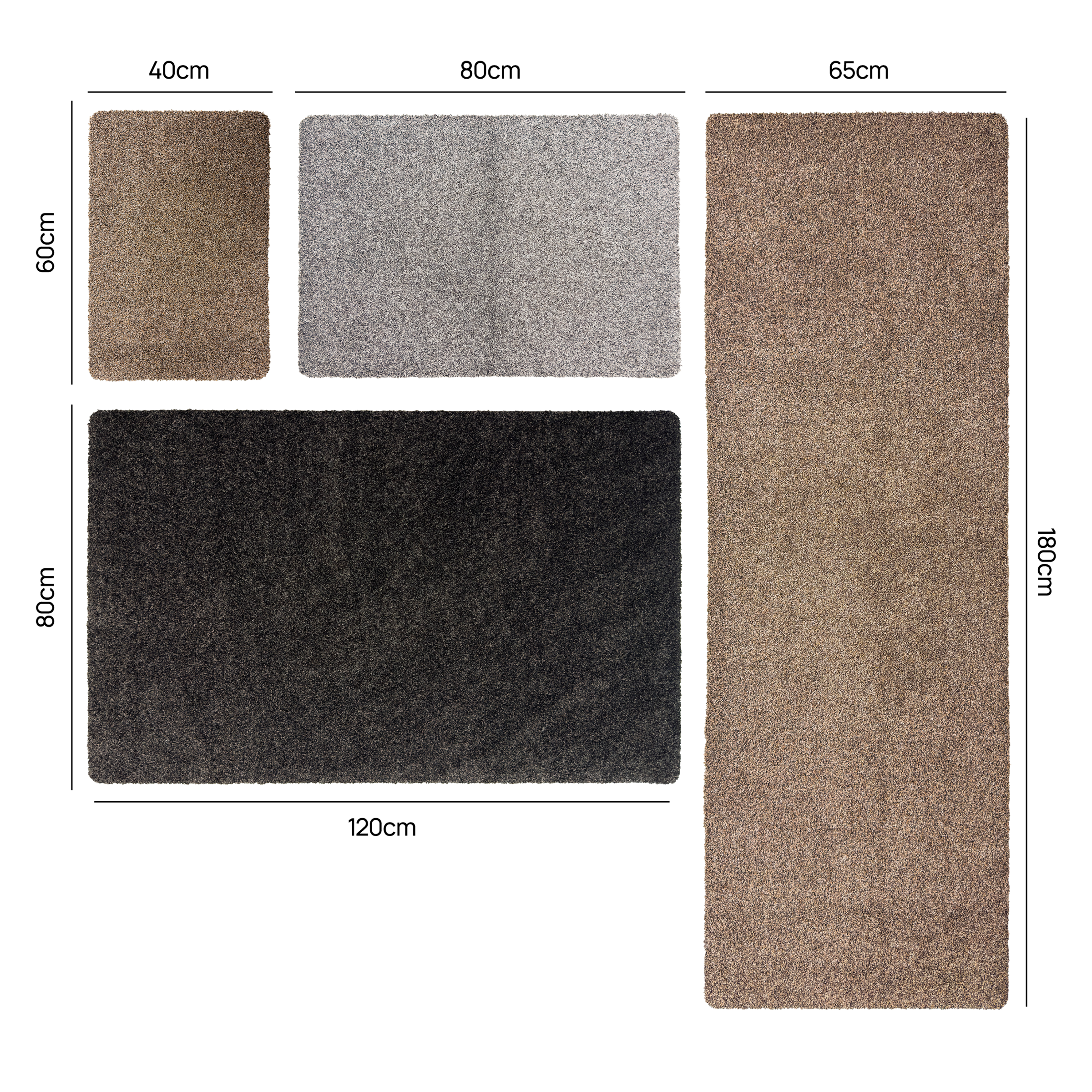 GOODproduct Fussmatte »Vianne« rechteckig 10 mm Höhe